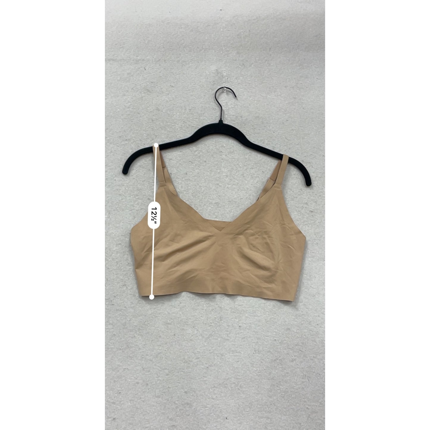 True & Co Womens Seamless Nude Bralette Size L #375A