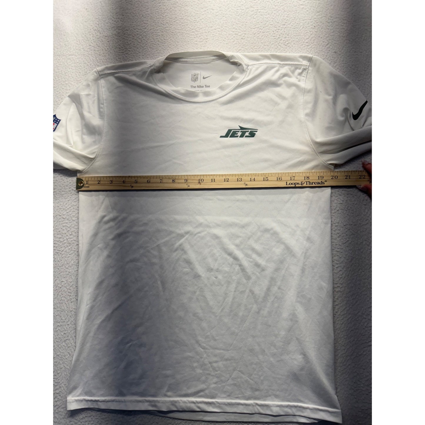 Nike NFL Jets Long Sleeve Dri-Fit Tee Shirt Mens#7226