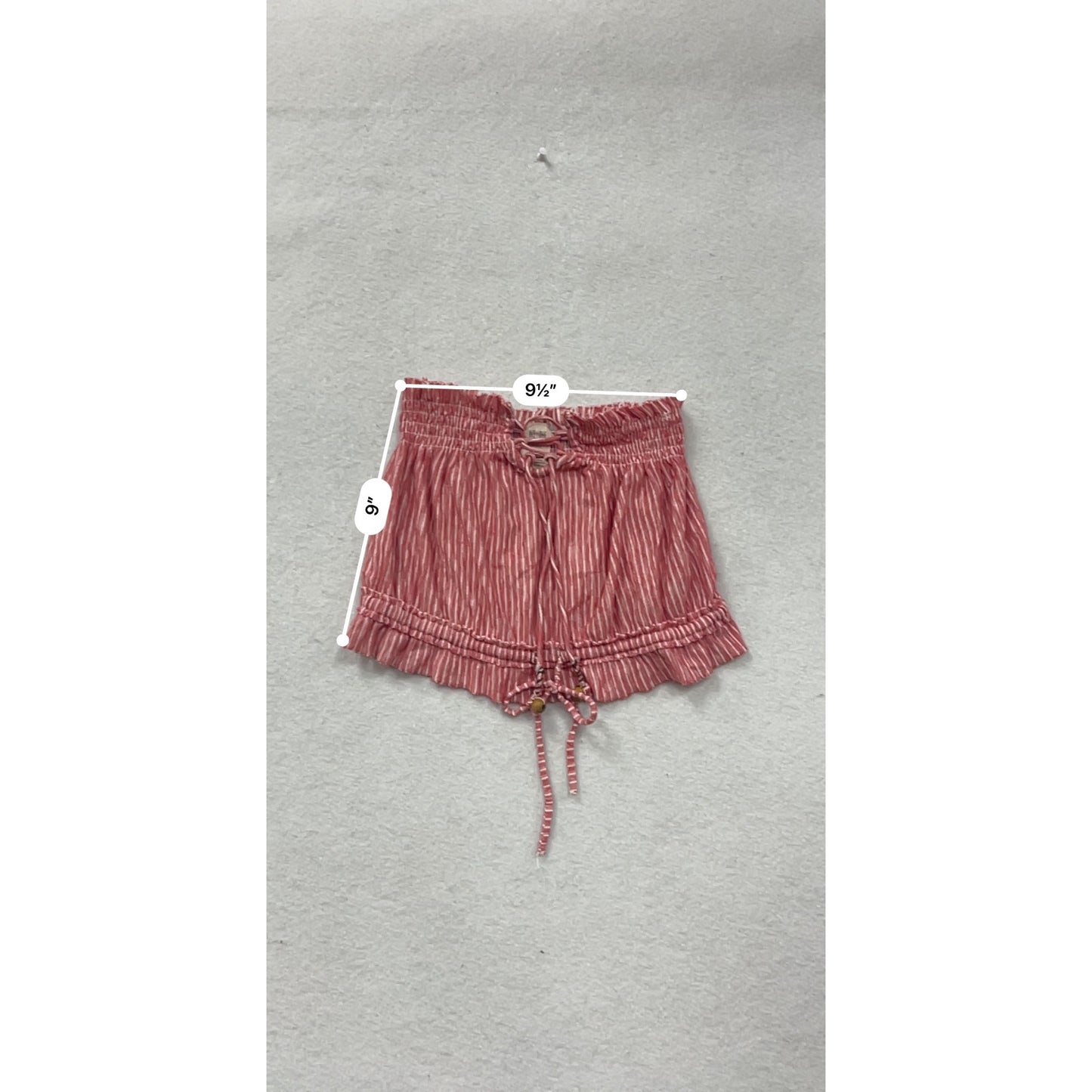 We The Free Womens Striped Ruffle Hem Tube Top S #8882