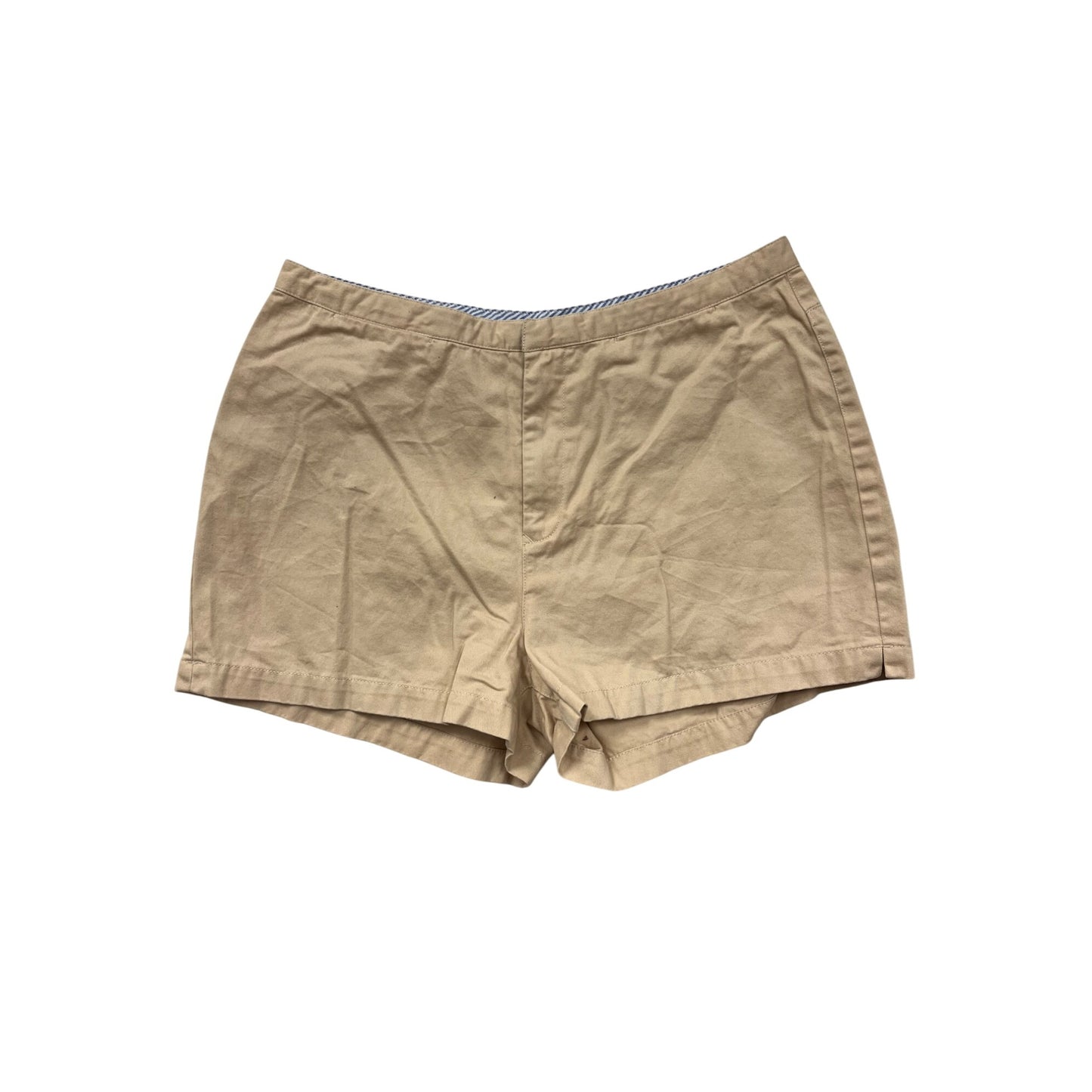 Tommy Hilfiger Women's Beige Cotton Shorts #6108