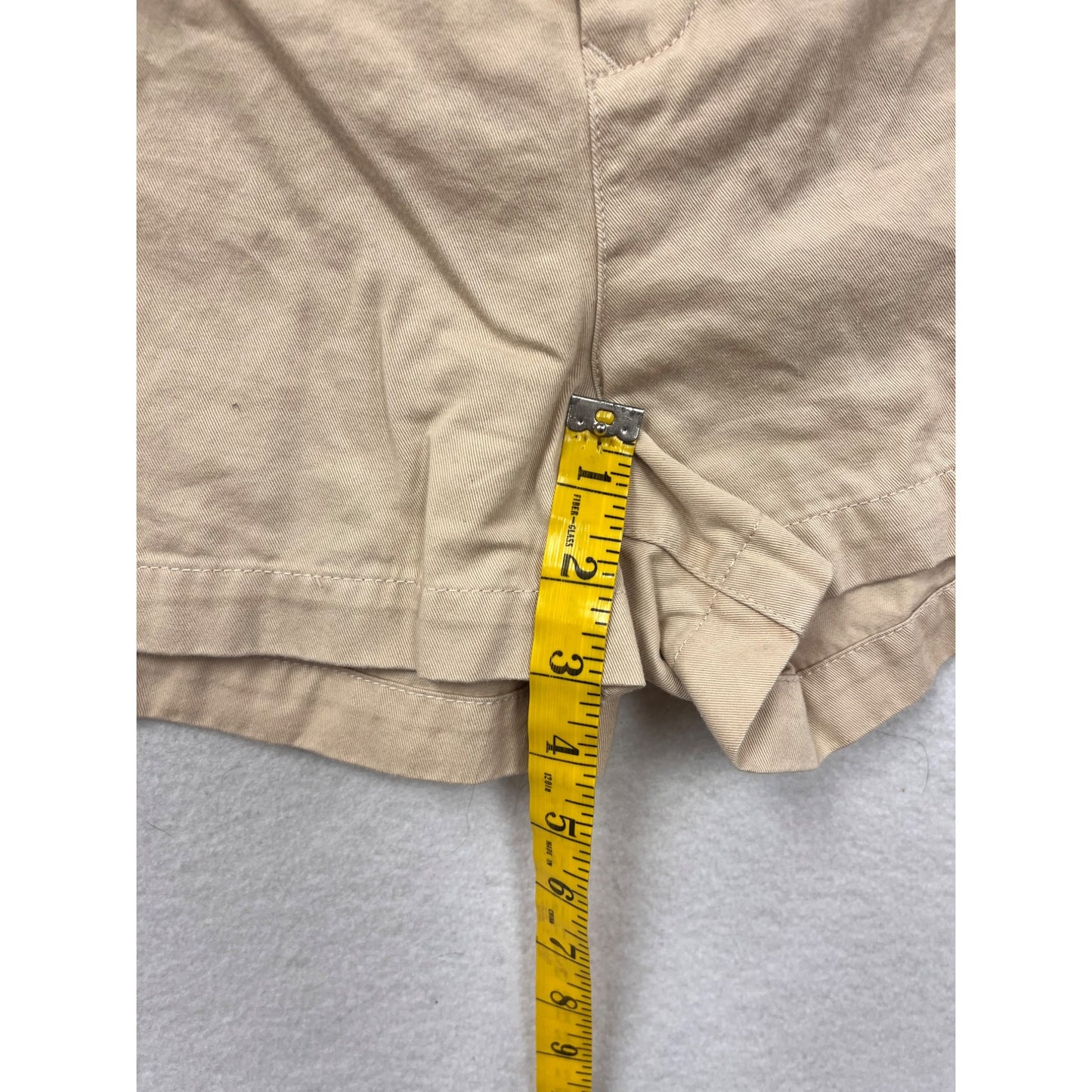 Tommy Hilfiger Women's Beige Cotton Shorts #6108