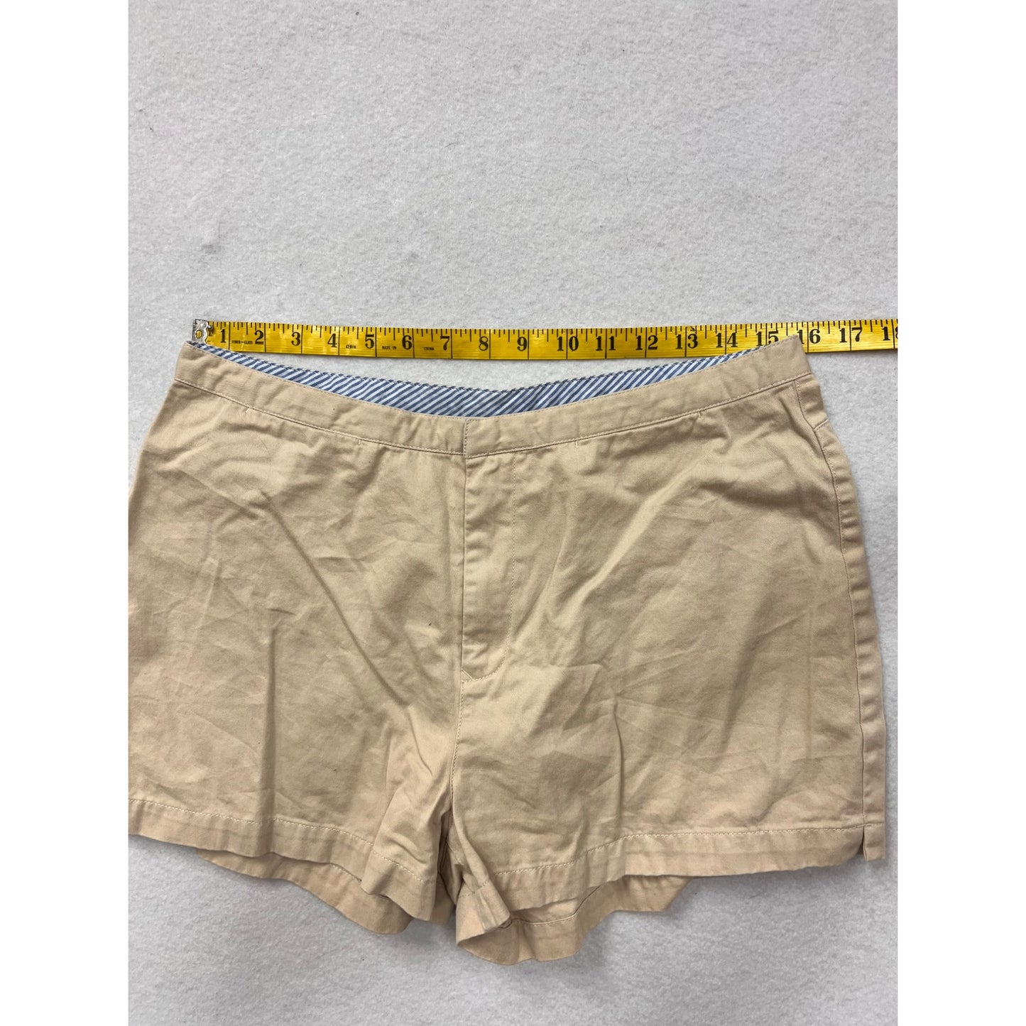 Tommy Hilfiger Women's Beige Cotton Shorts #6108