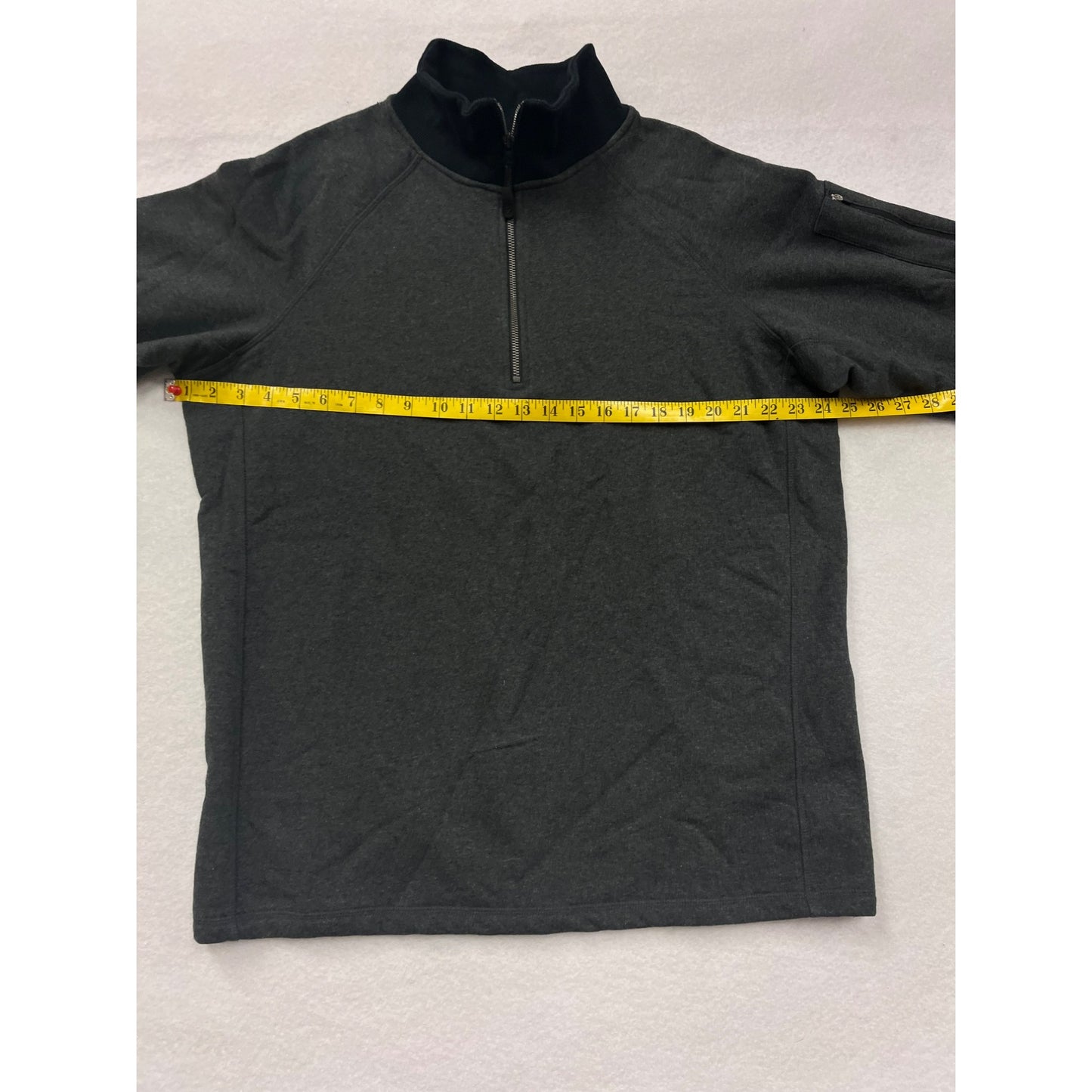 Mens Pact Organic Charcoal Quarter-Zip #2922