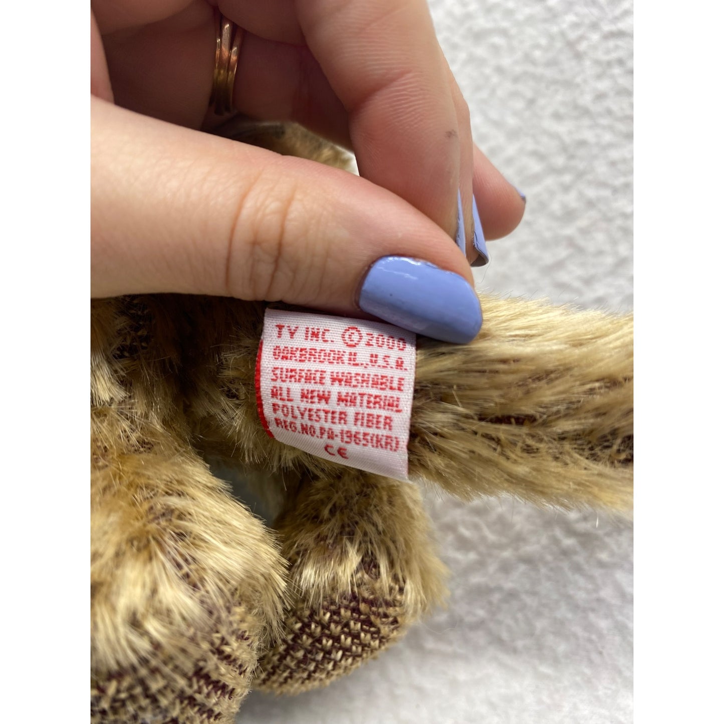 VNTG Hogan the Kangaroo Beanie Baby #5184