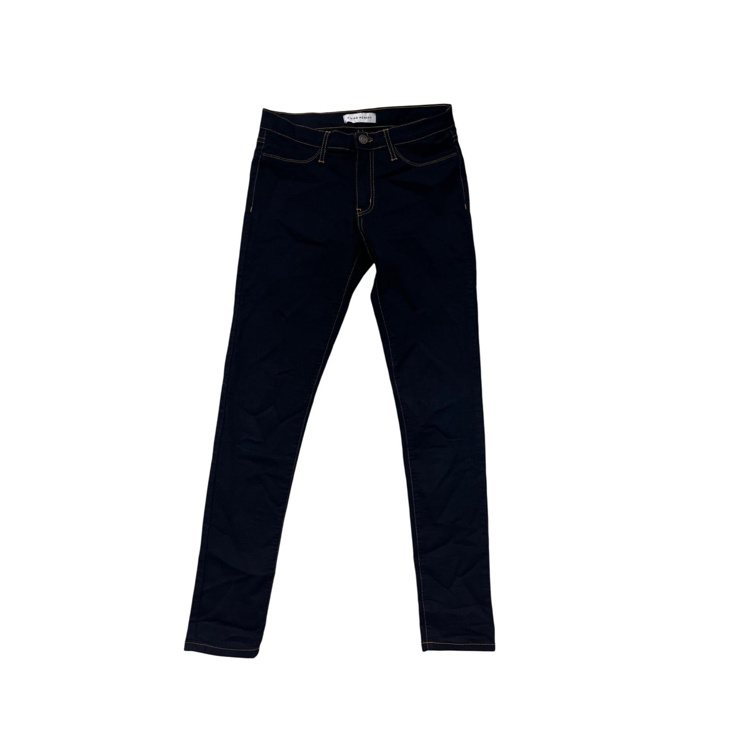 Flying Monkey Womens Skinny Jeans 29 Dark Wash Stretch Cotton Blend Denim USA Made #6886