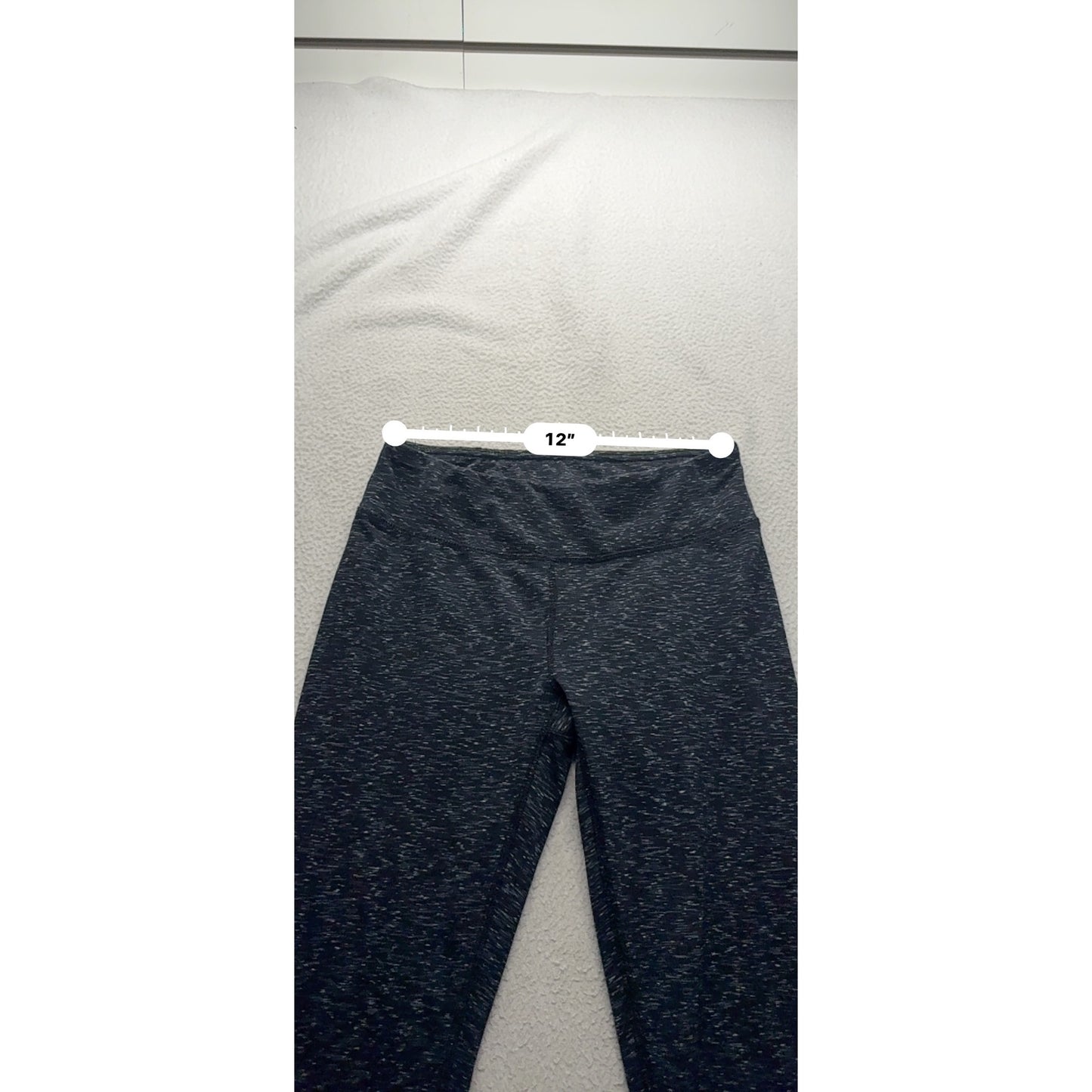 RBX Heathered Gray High-Waisted Full-Length Leggings S #9920