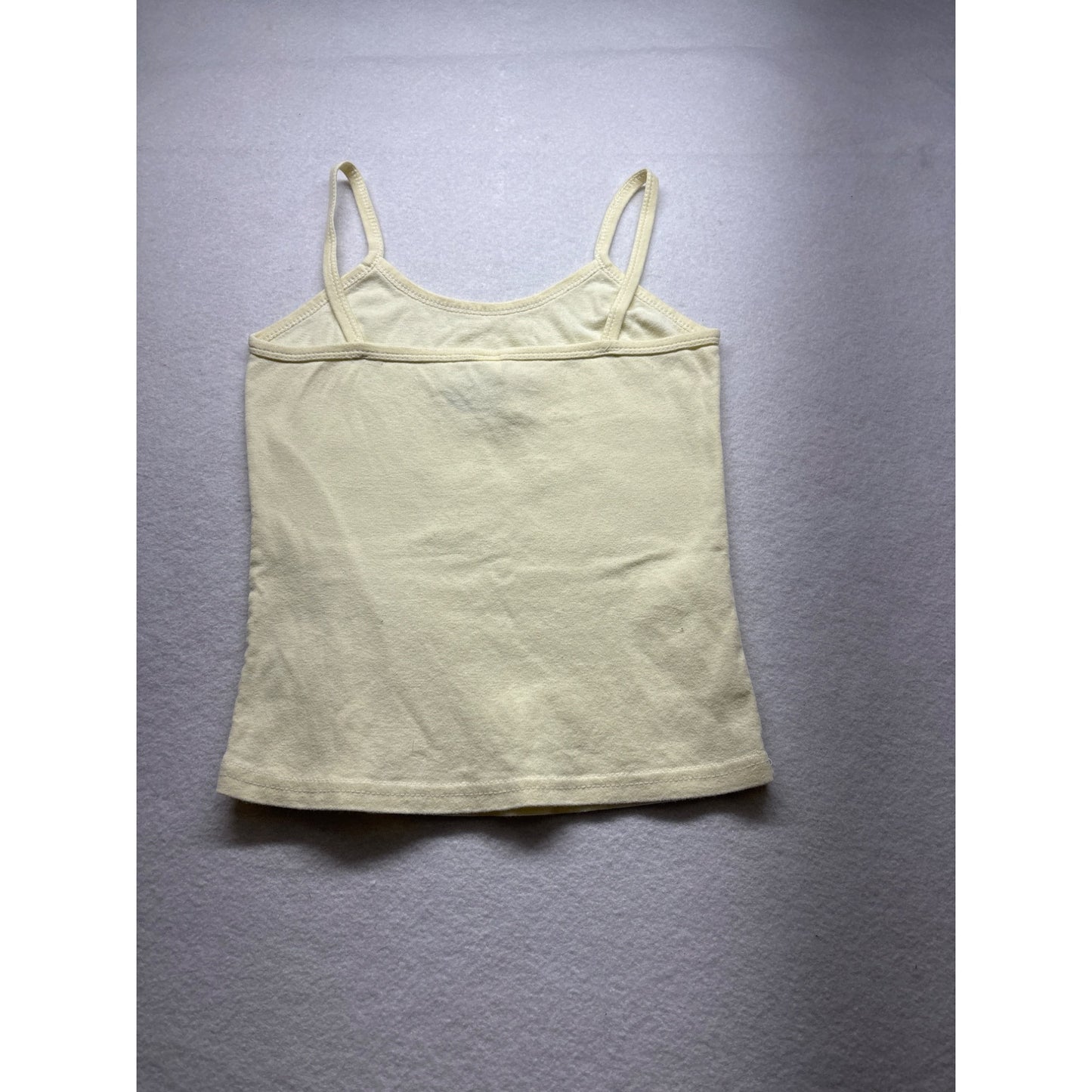 Tommy Girl Yellow Cotton Spaghetti Strap Tank Top XL#6385