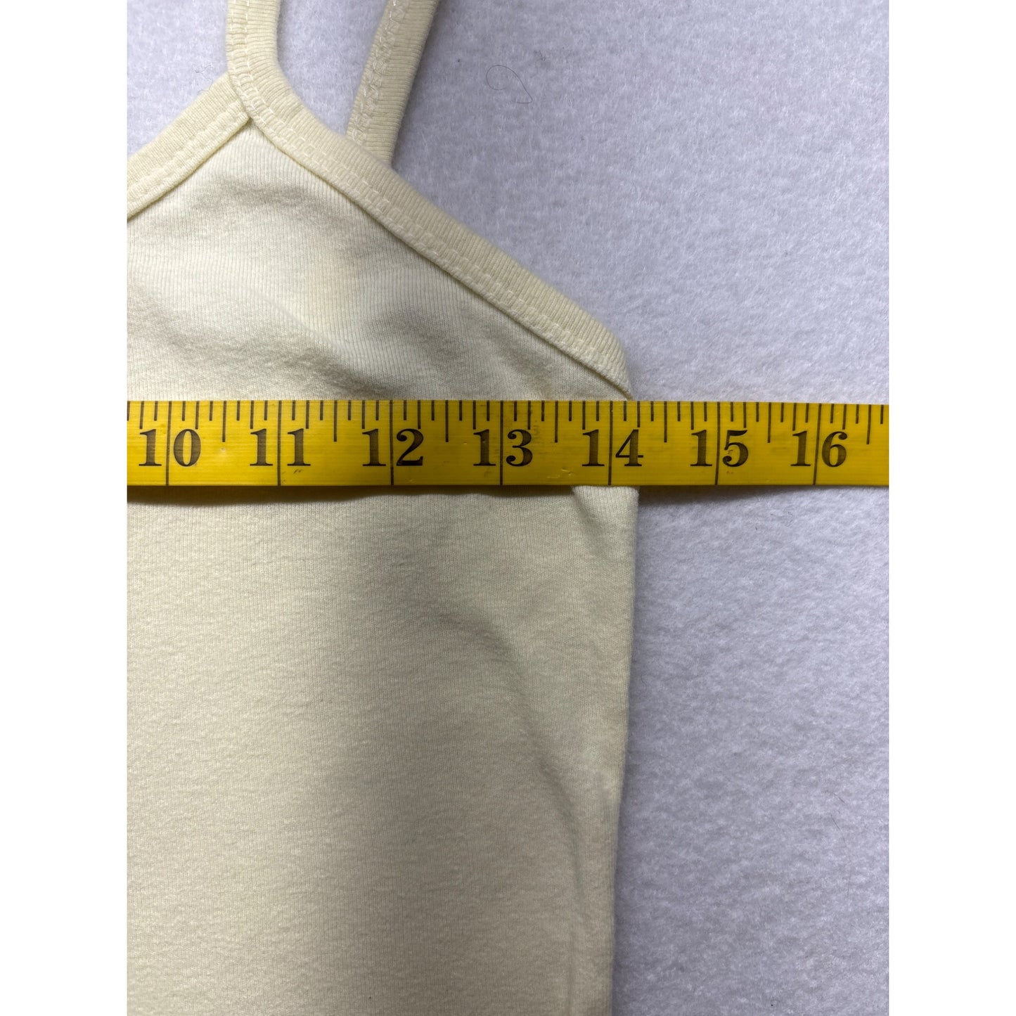 Tommy Girl Yellow Cotton Spaghetti Strap Tank Top XL#6385