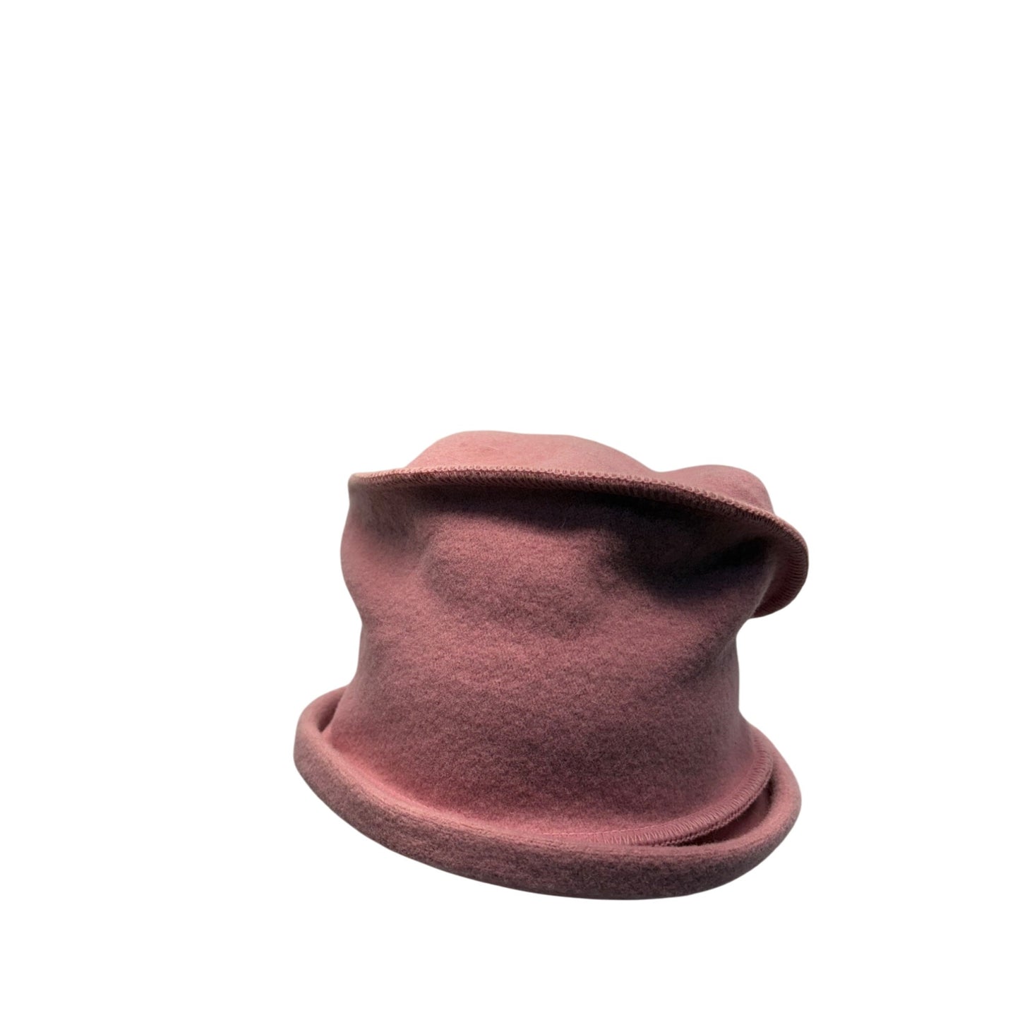 Vintage Style Pink Wool Cloche Hat by Parkhurst #7664