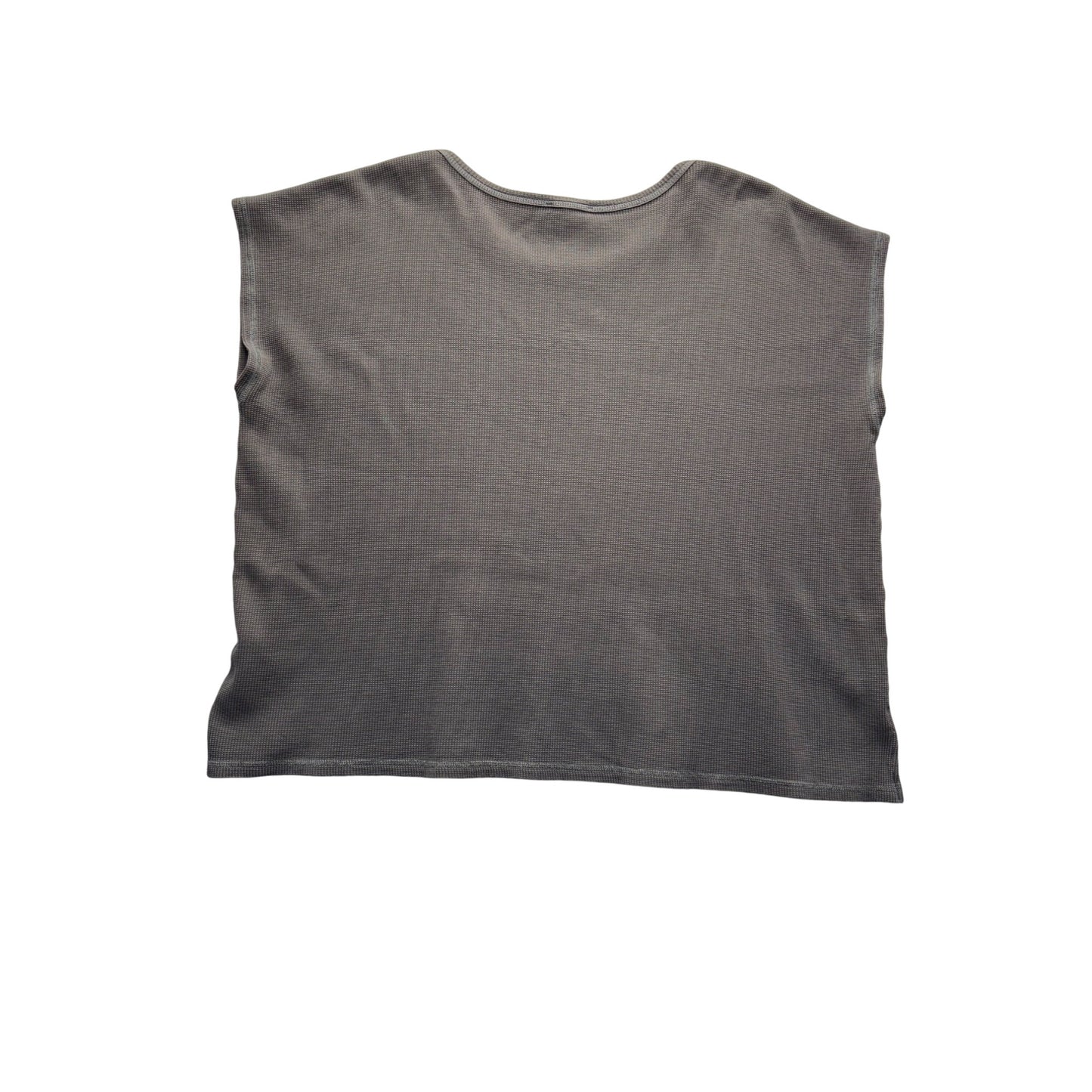 Eileen Fisher Dark Grey Sleeveless Top Size XL Lightweight T#9167