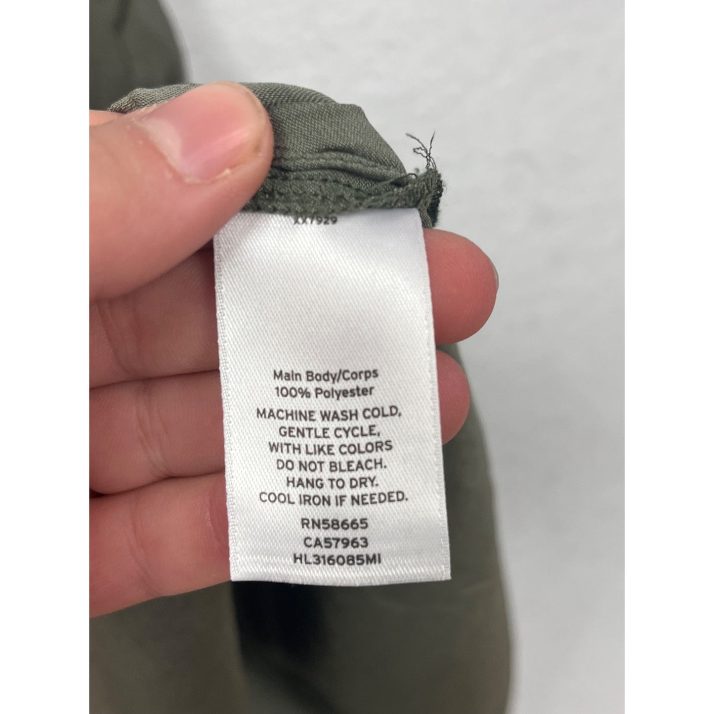 Women’s Small Trouvé Olive Green Sleeveless Knotted Back Tank Dress #6686