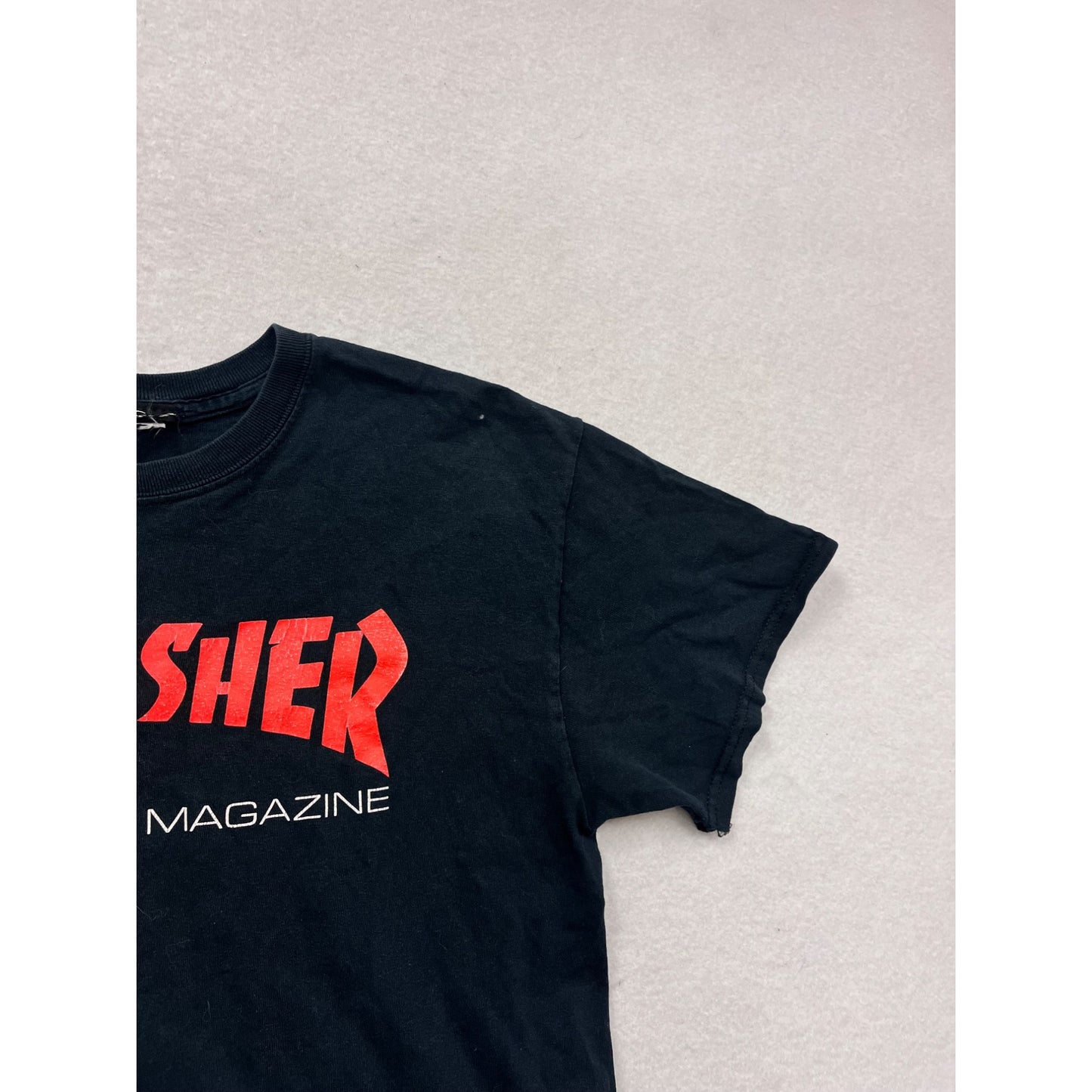 Thrasher Skateboard Magazine Black T-Shirt Mens S/M #252A