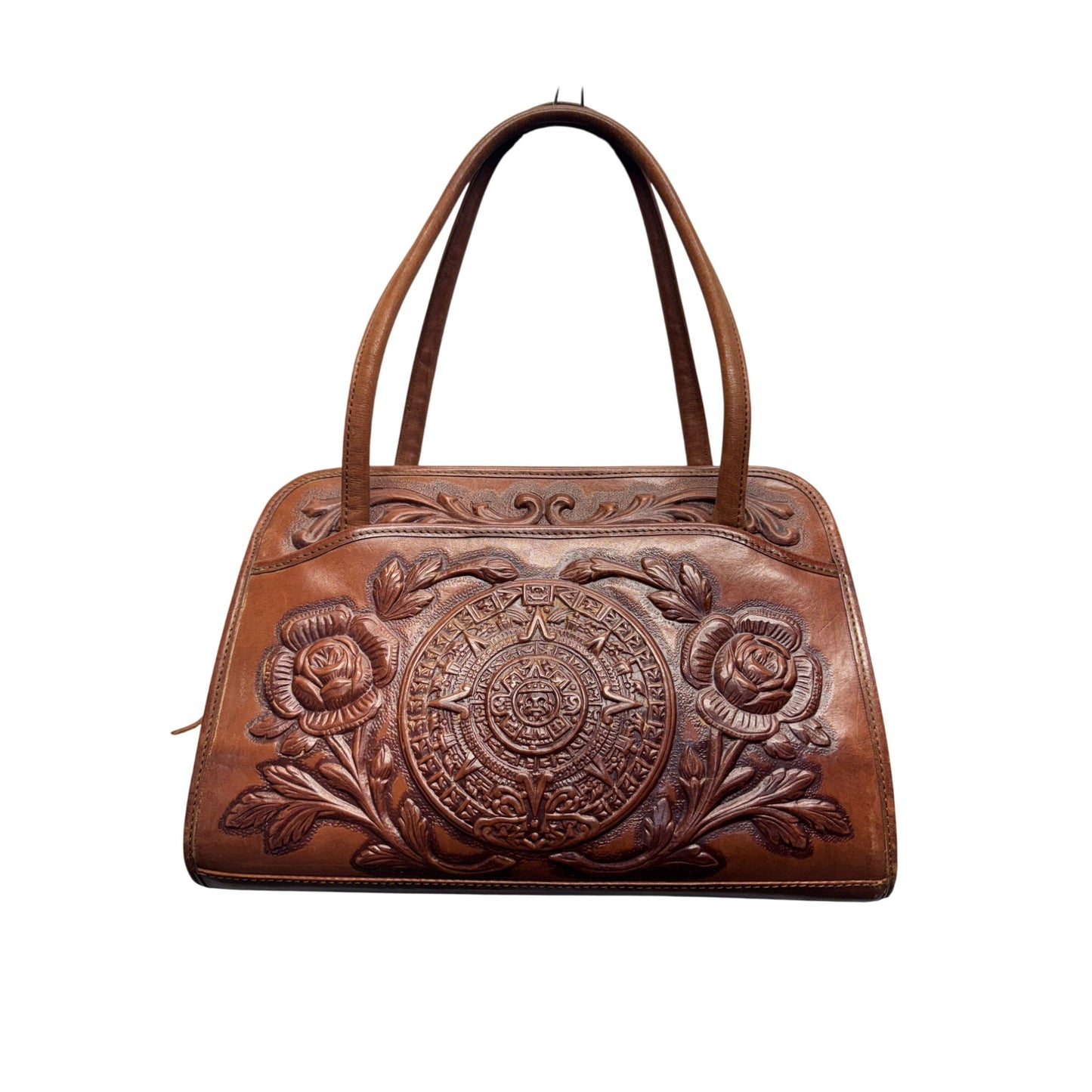 Vintage Mont- Abur Tooled Leather Purse #5924