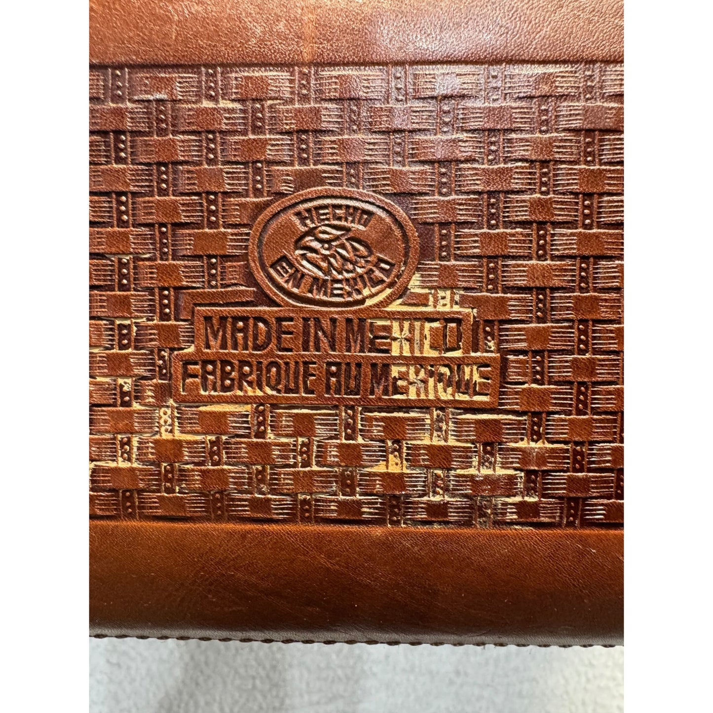 Vintage Mont- Abur Tooled Leather Purse #5924