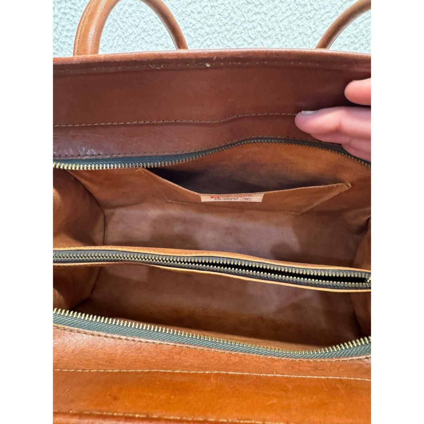 Vintage Mont- Abur Tooled Leather Purse #5924