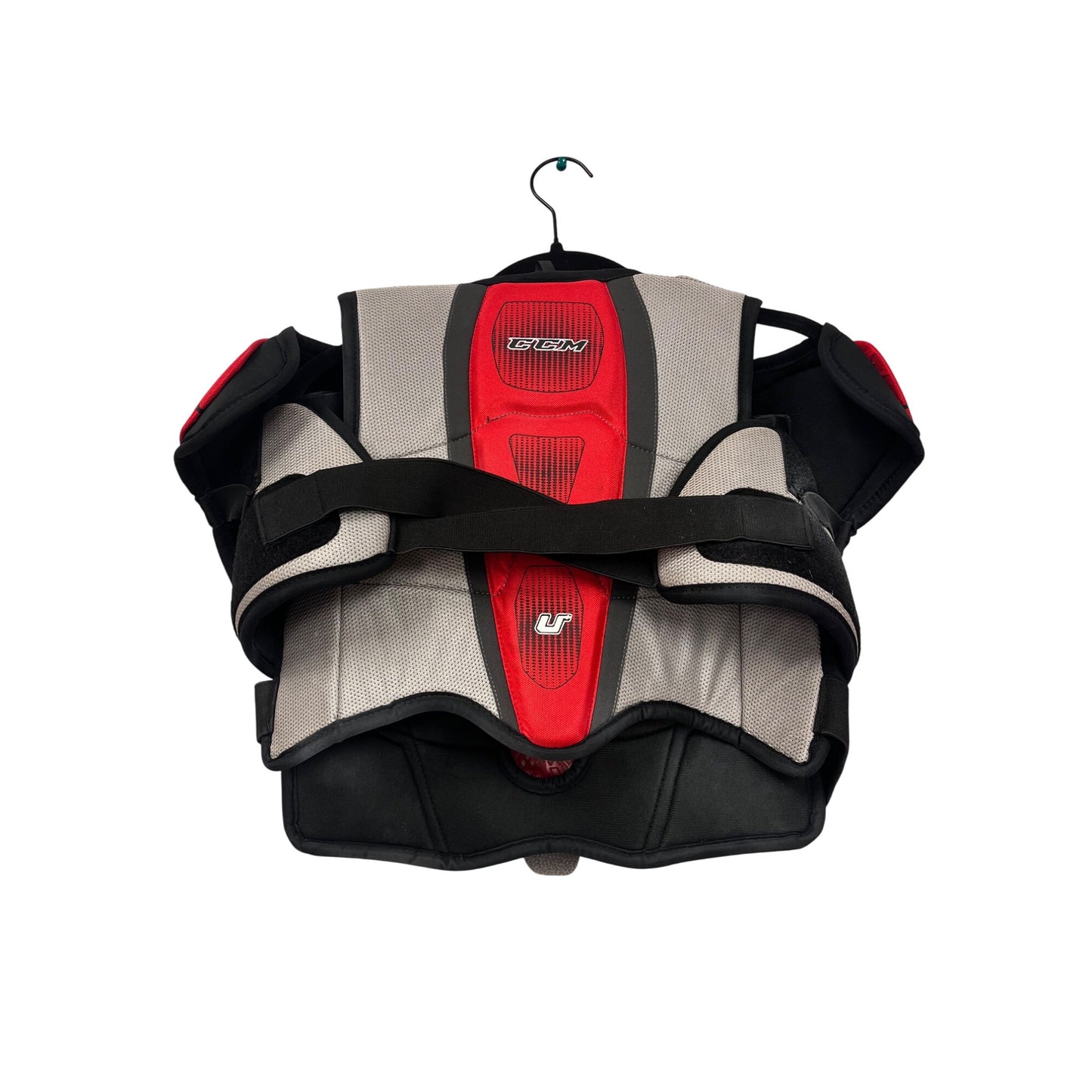 CCM Youth Medium Shoulder Pads For Hockey Black/Red #6323