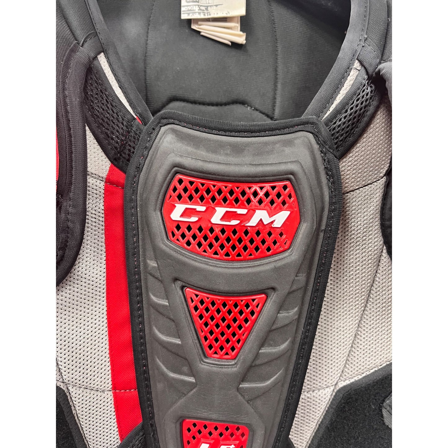 CCM Youth Medium Shoulder Pads For Hockey Black/Red #6323