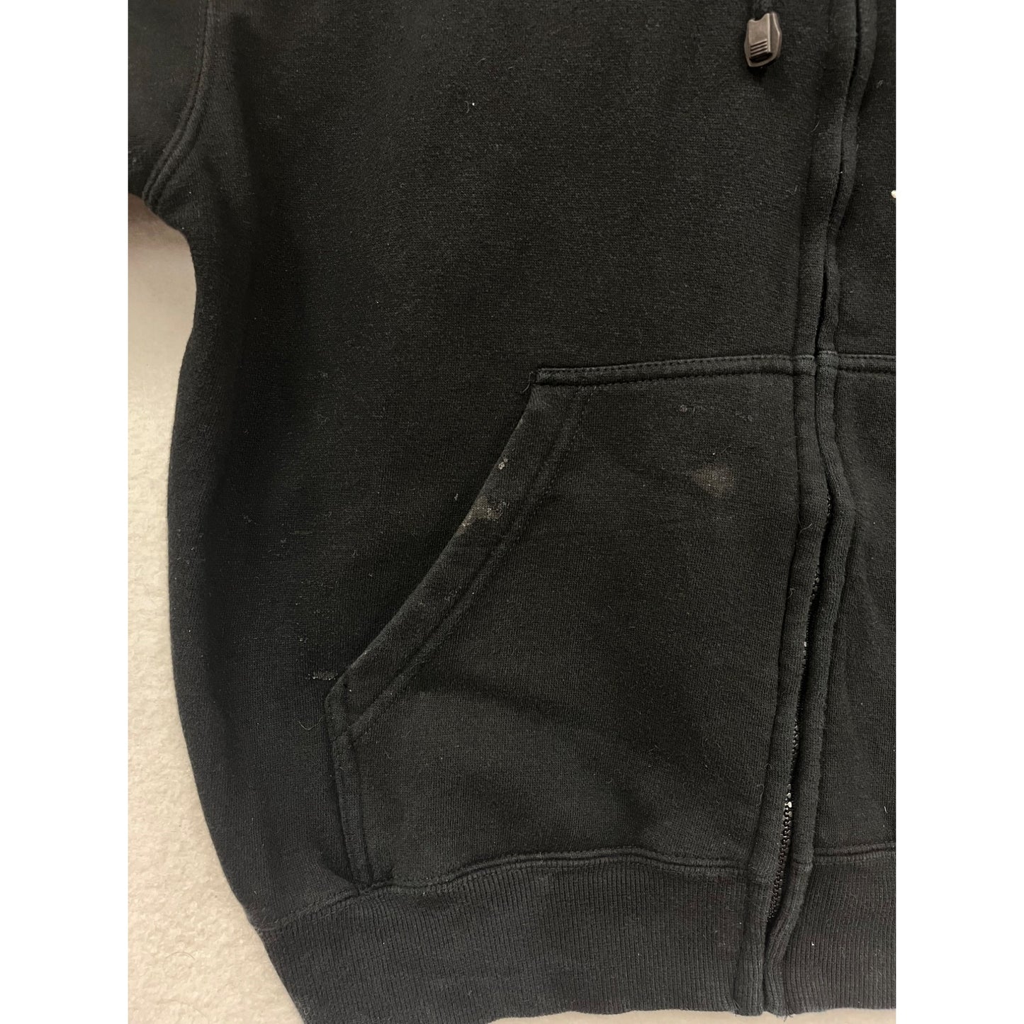 Uptown Minneapolis Black Zip-Up Hoodie Womens L By Cotton Heritage #6967