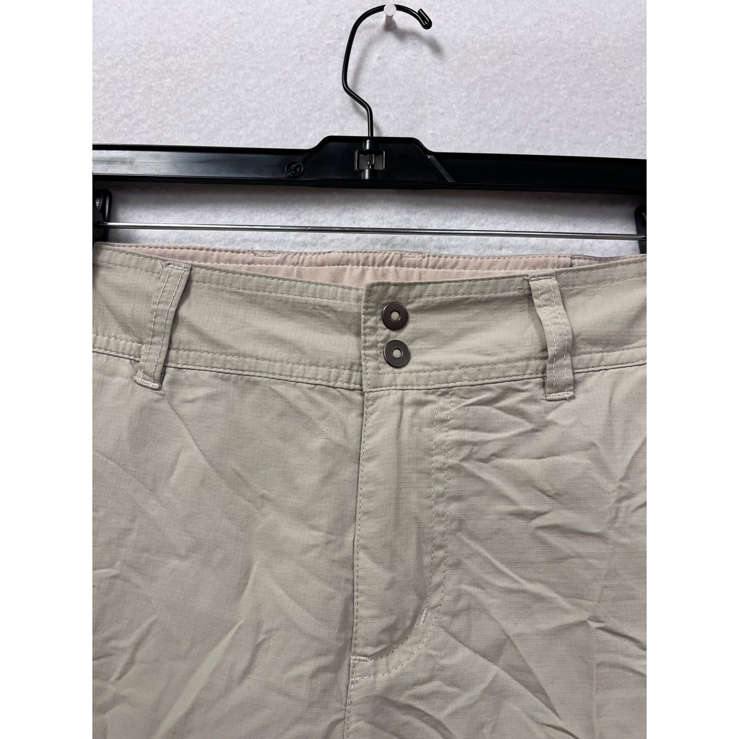 Columbia Womens Omni-Shade Convertible Cargo Pants Beige Size 10 #6826