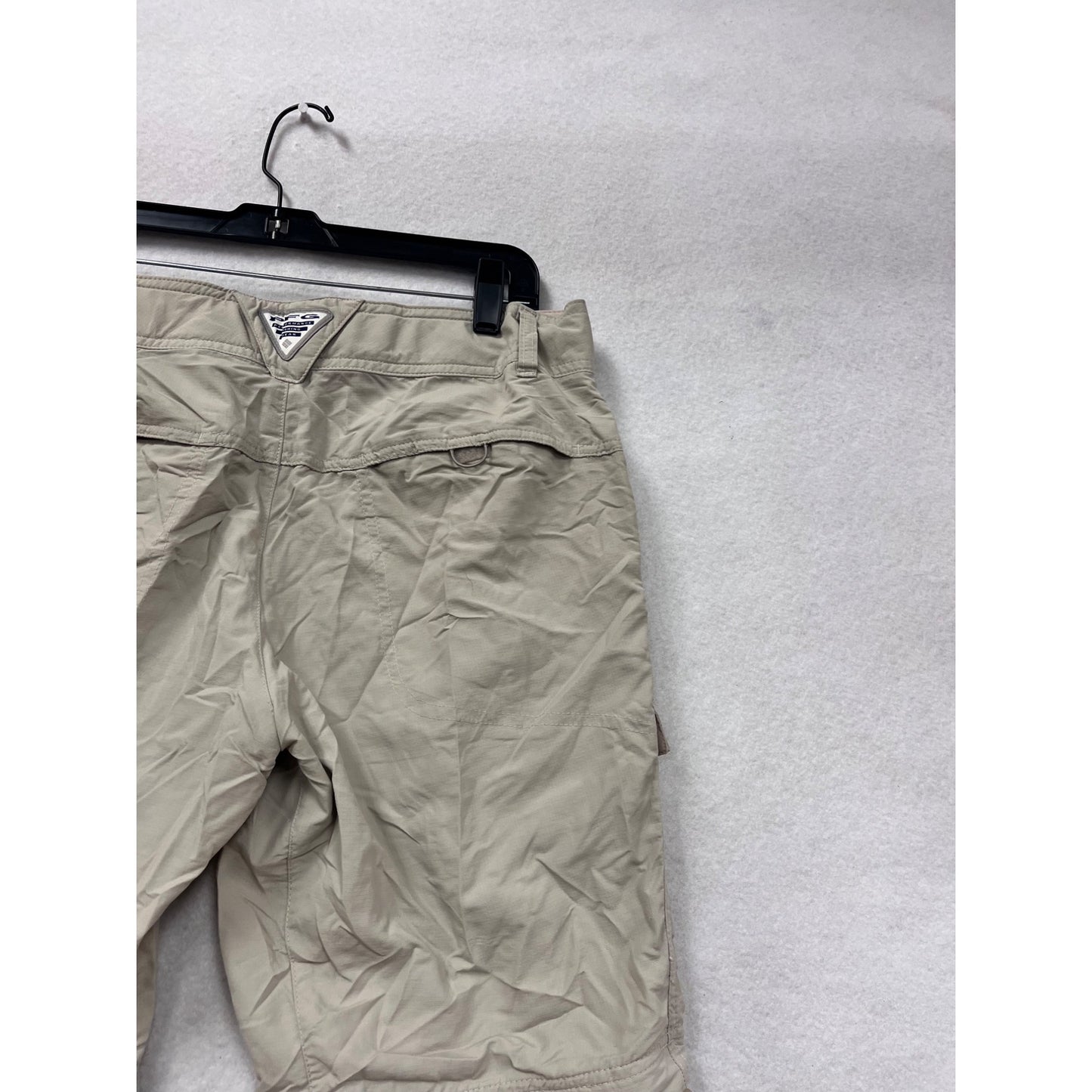 Columbia Womens Omni-Shade Convertible Cargo Pants Beige Size 10 #6826