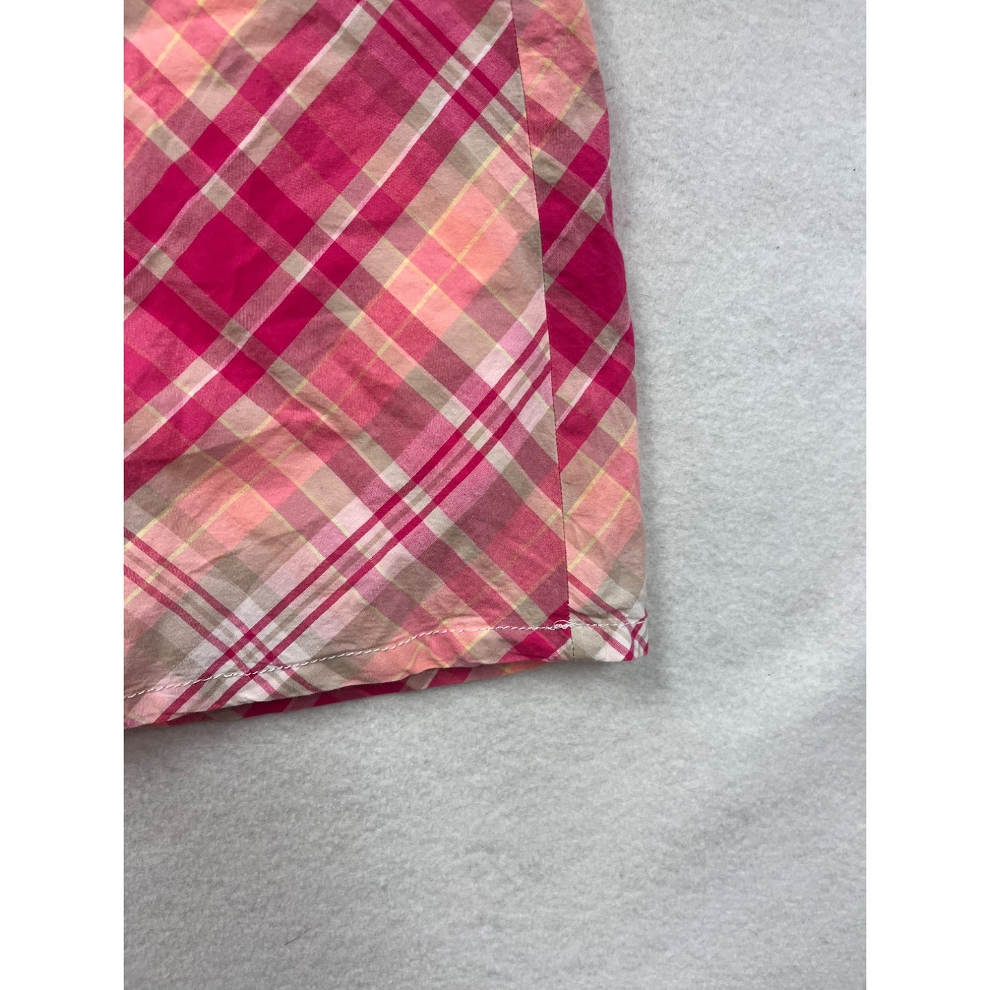 Women's Y2K Croft & Barrow Classic Fit Pink Plaid Skort #6020
