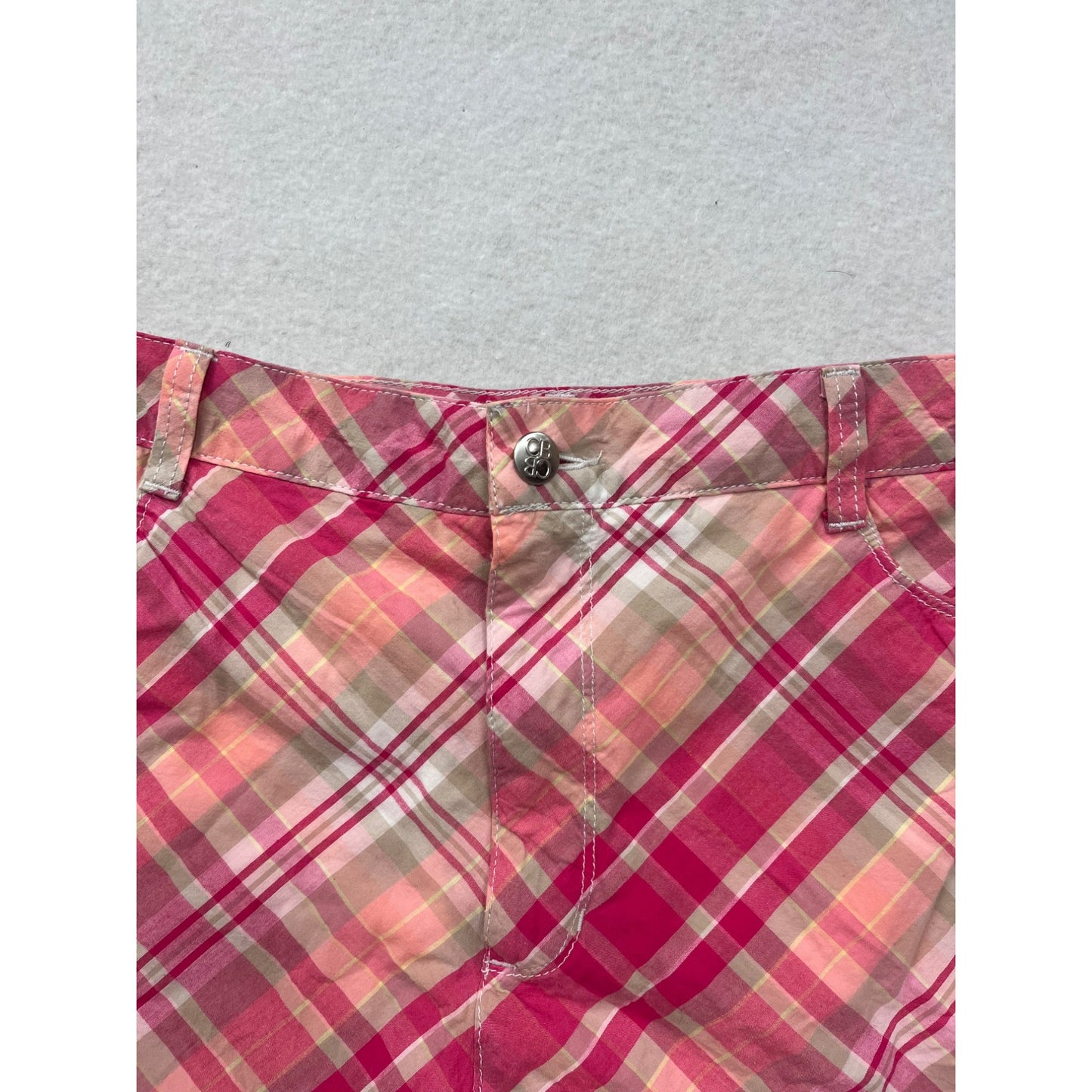 Women's Y2K Croft & Barrow Classic Fit Pink Plaid Skort #6020