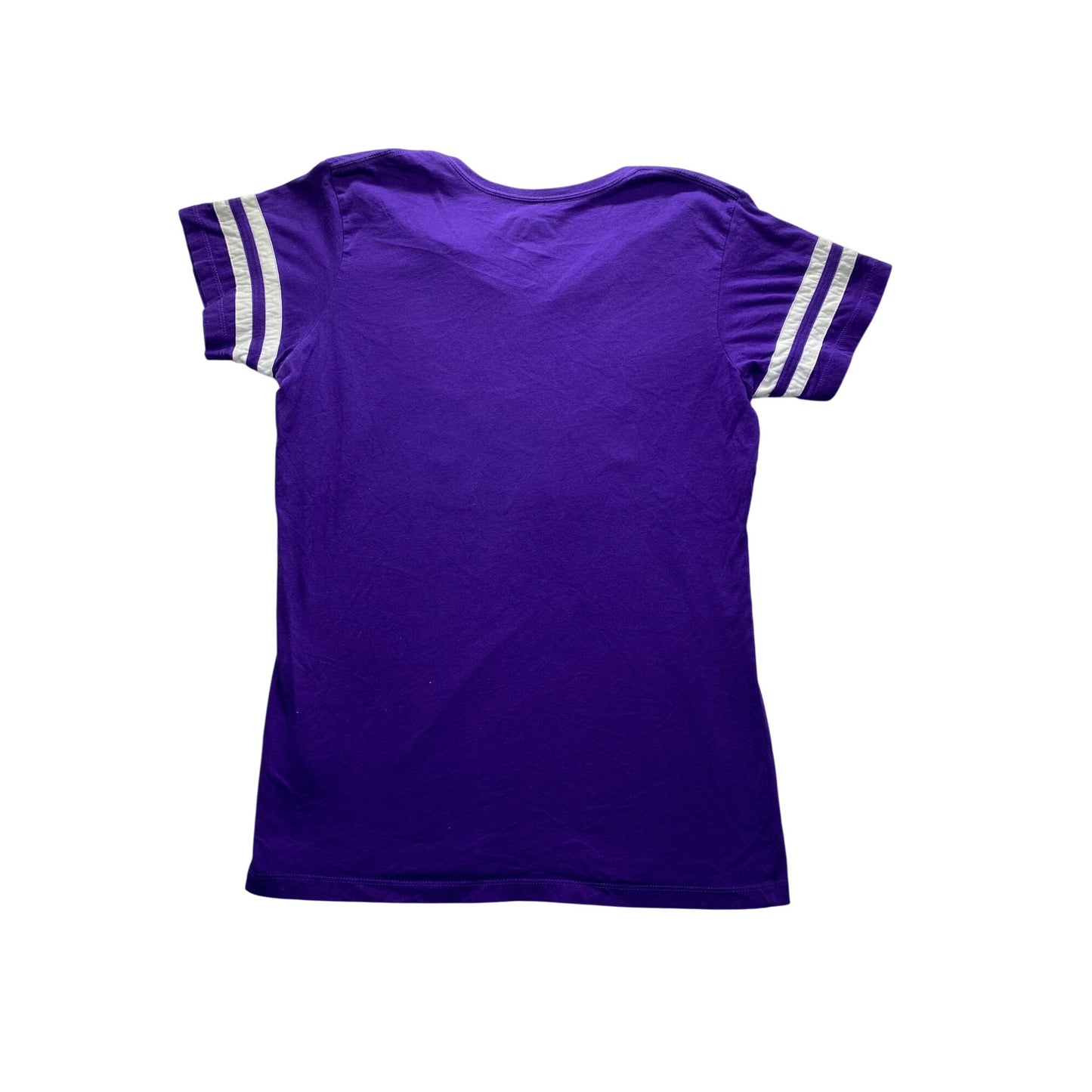 NFL Team Apparel Womens Adrian Peterson Vikings Jersey Style T-Shirt #7354