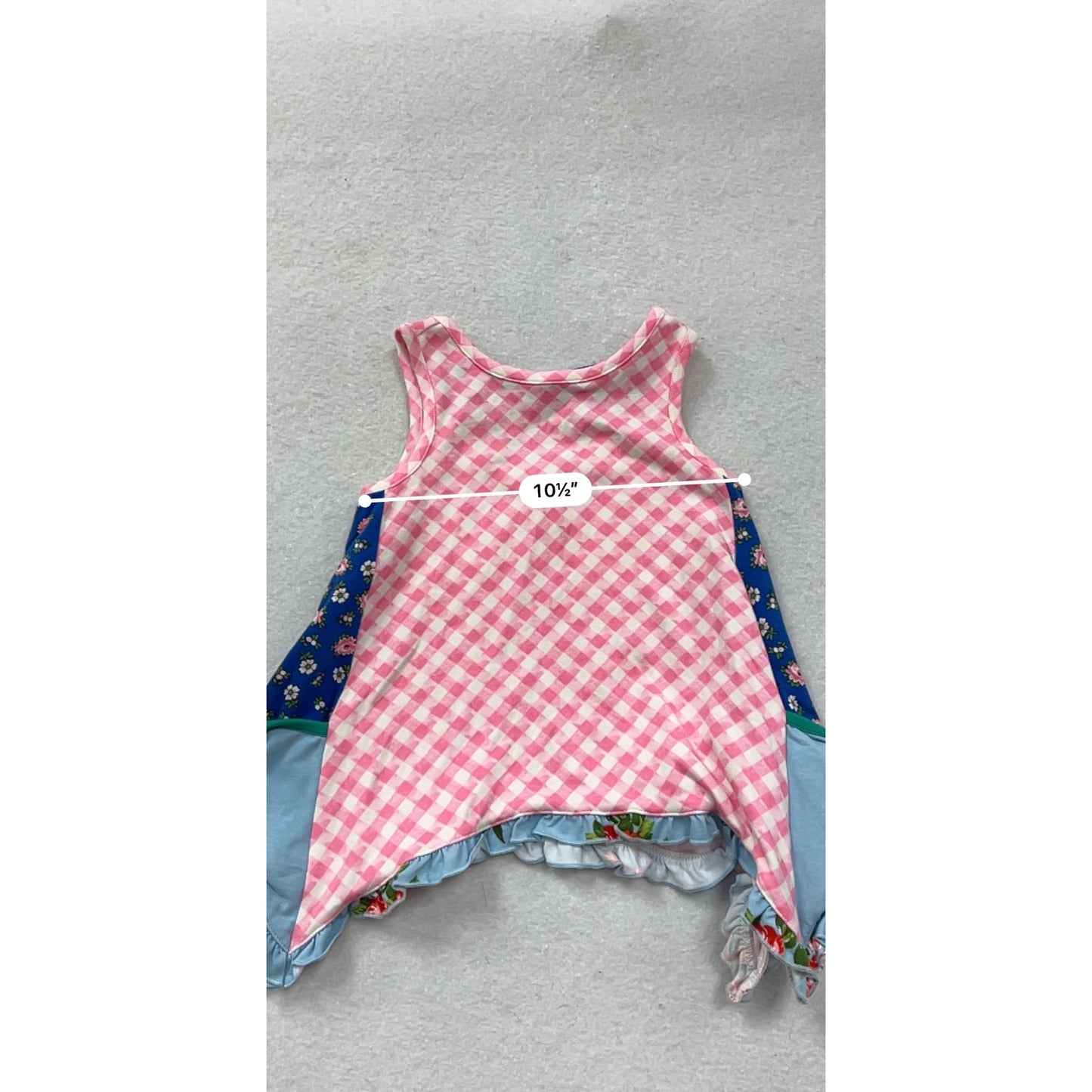 Matilda Jane 2T Pink Gingham & Floral Dress #8485