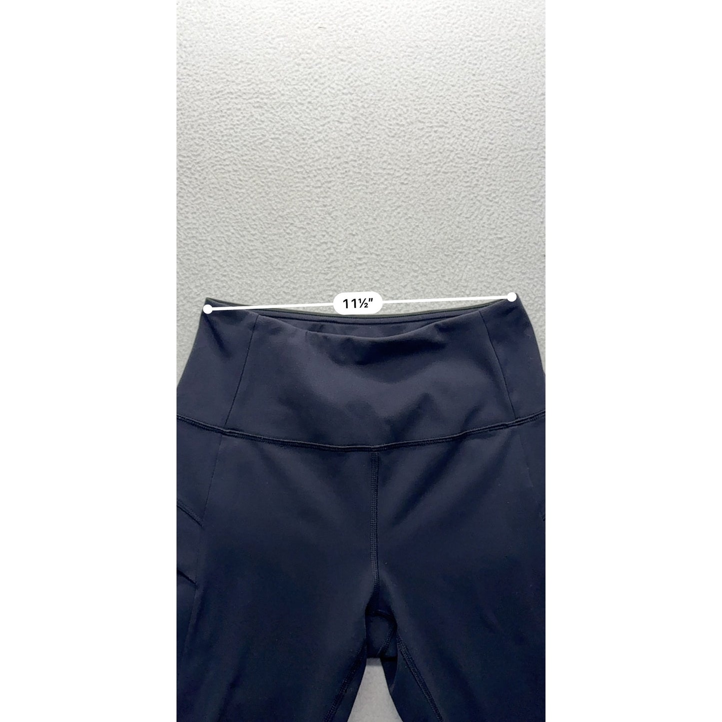 Avalanche Womens Black High-Waisted Leggings With Side Pockets #7435