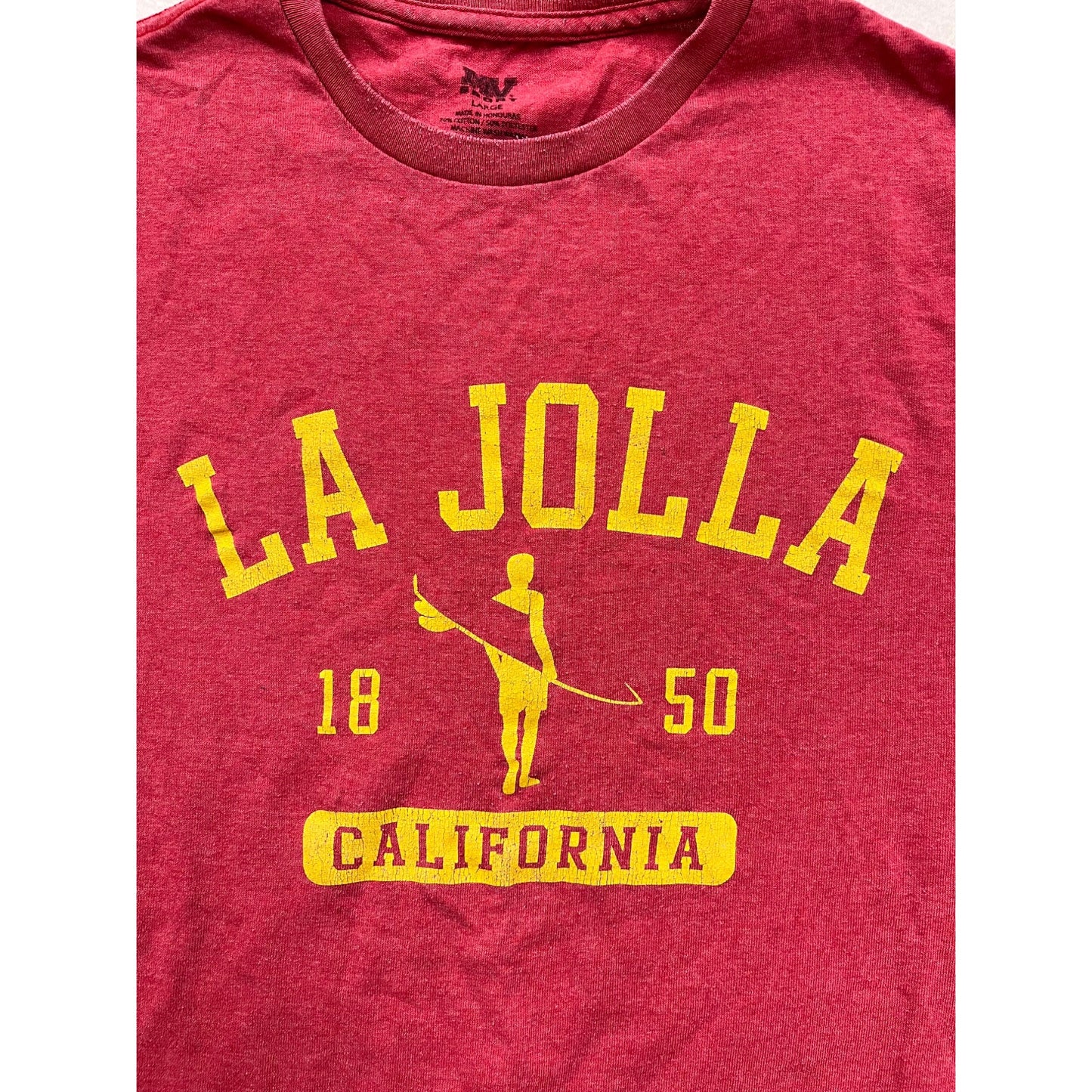Men’s Large MV Sport La Jolla California 1850 Graphic T-Shirt #6356