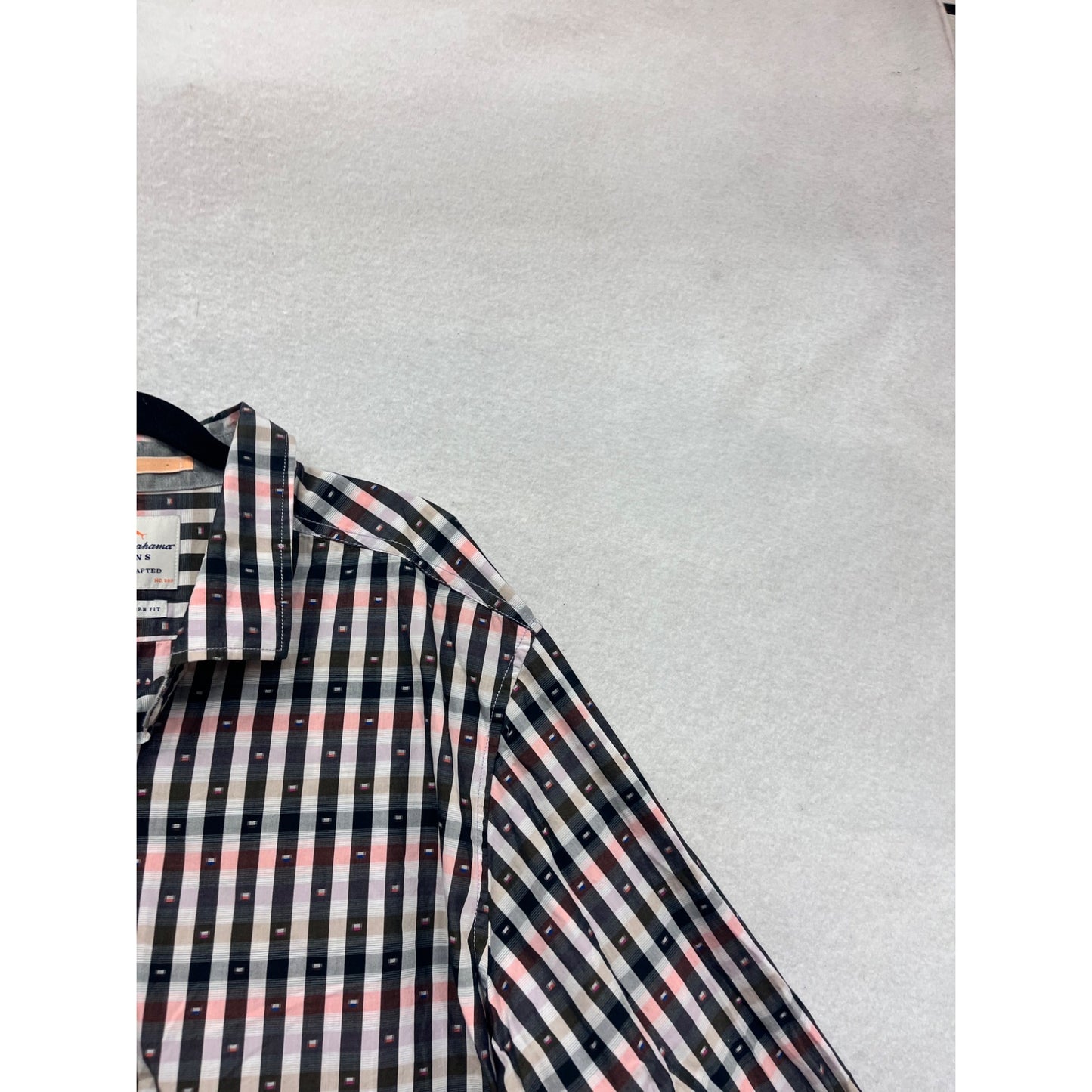 Tommy Bahama Island Modern Fit XL Checkered Shirt #852A