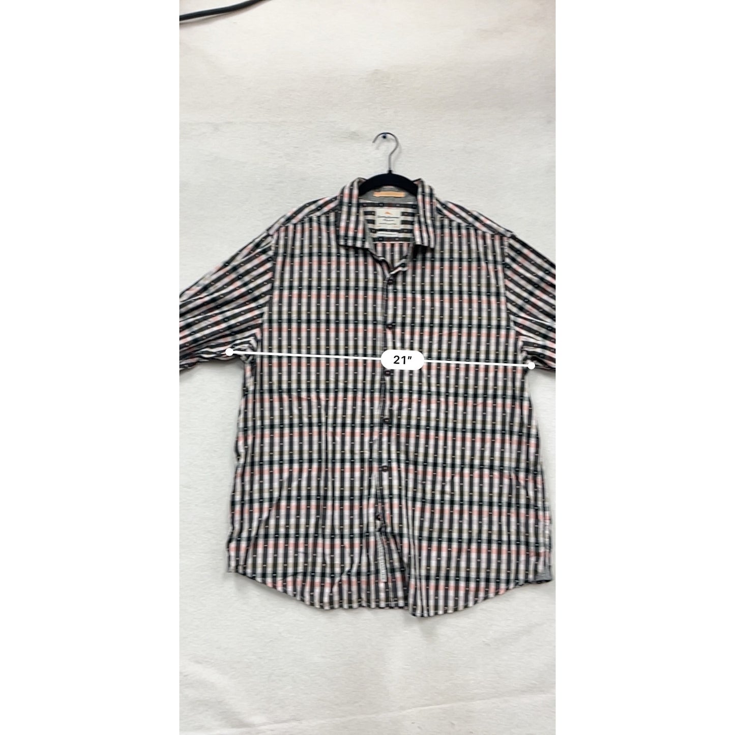 Tommy Bahama Island Modern Fit XL Checkered Shirt #852A