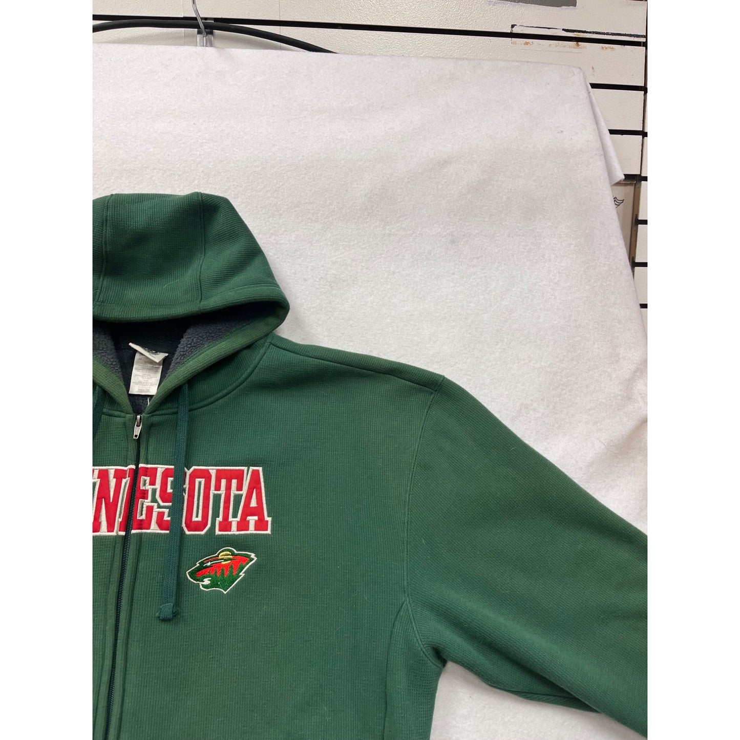 Minnesota Wild NHL Full-Zip Hoodie Green Mens 2X #8965
