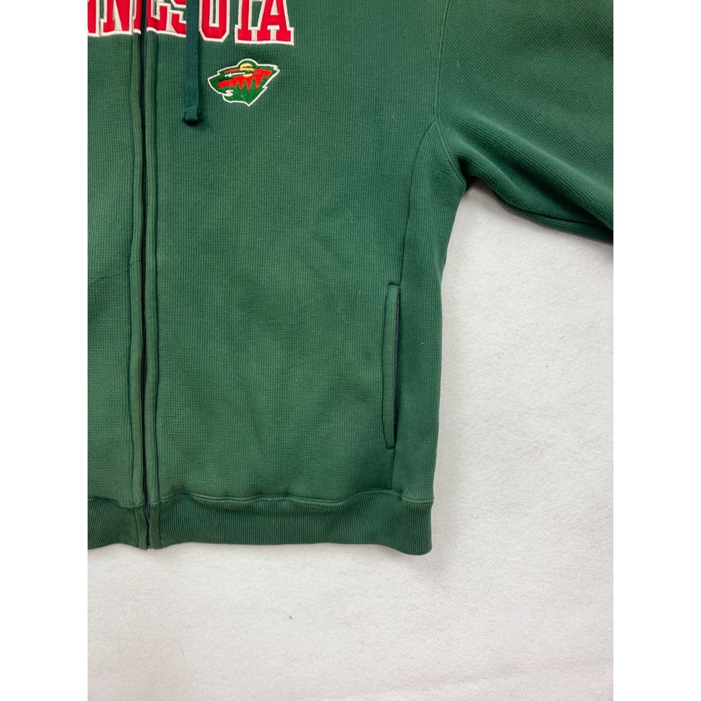 Minnesota Wild NHL Full-Zip Hoodie Green Mens 2X #8965