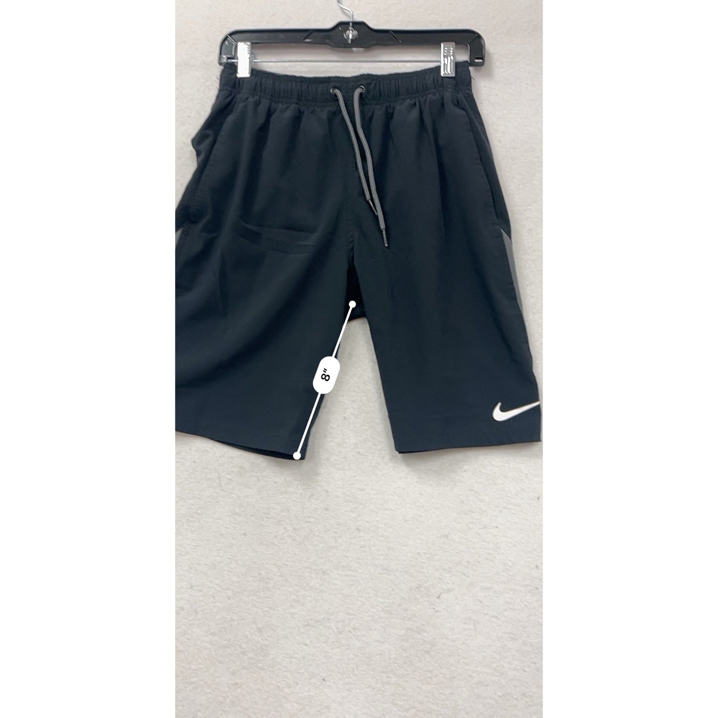 Nike Mens Athletic Shorts Size S Black & Gray #258A