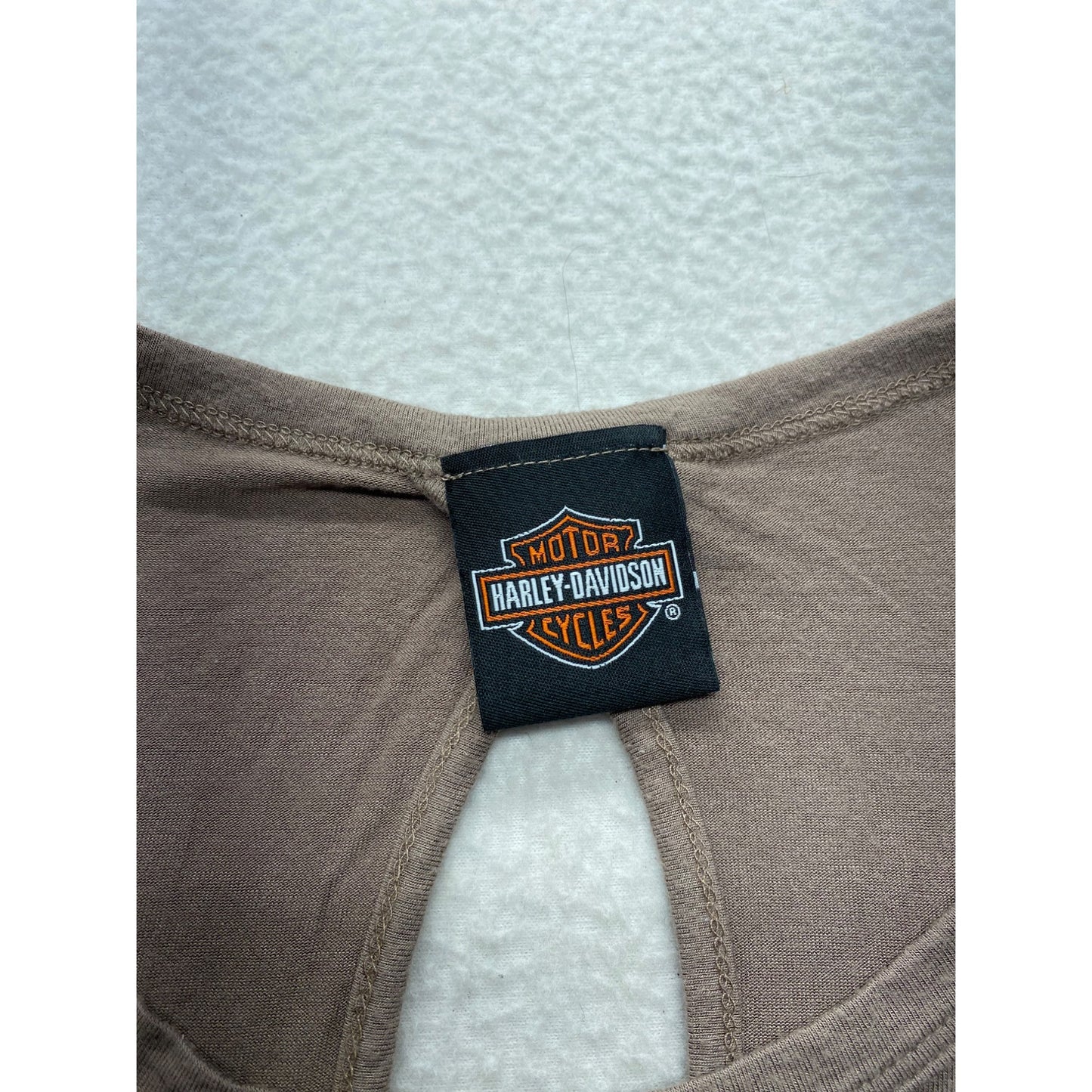 Harley-Davidson Womens Graphic T-Shirt With Rhinestones & Keyhole Back #7040