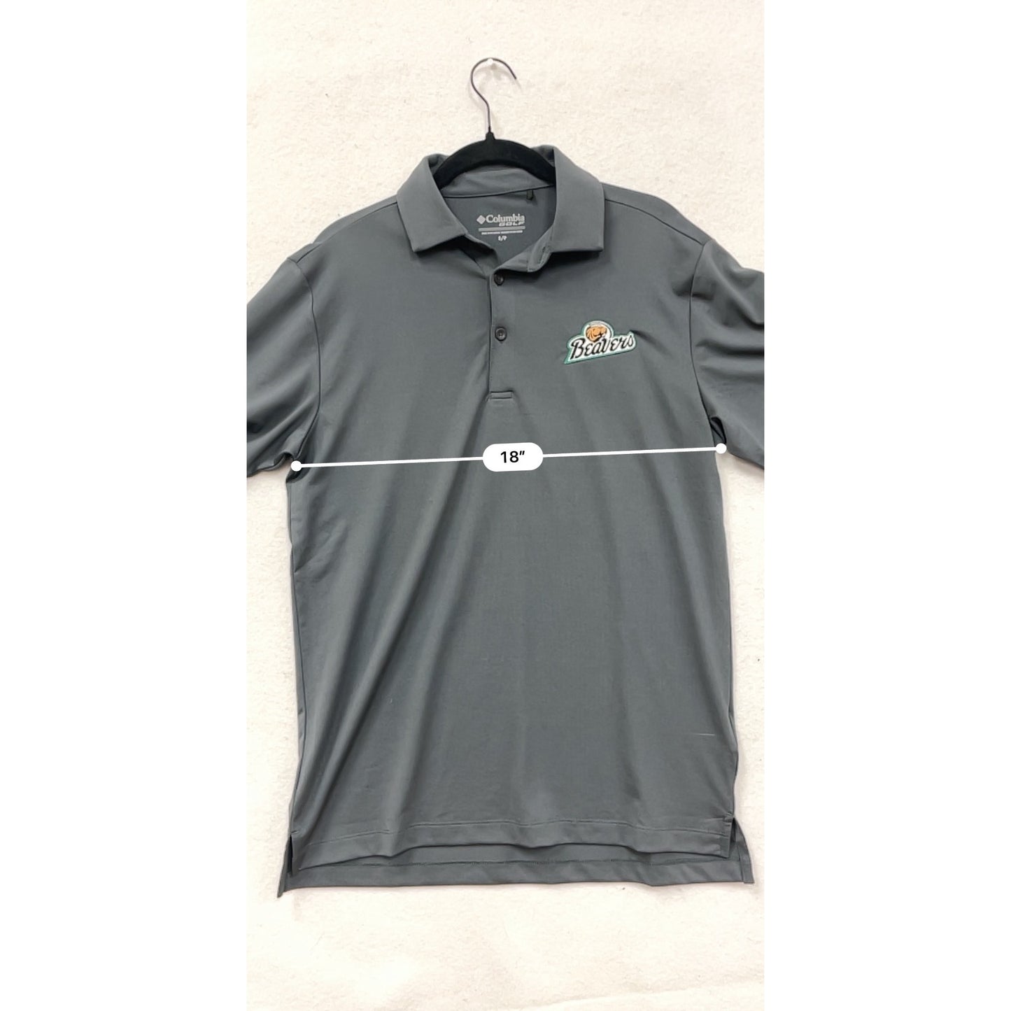 Columbia Golf Mens BSU Gray Polo Shirt #8429