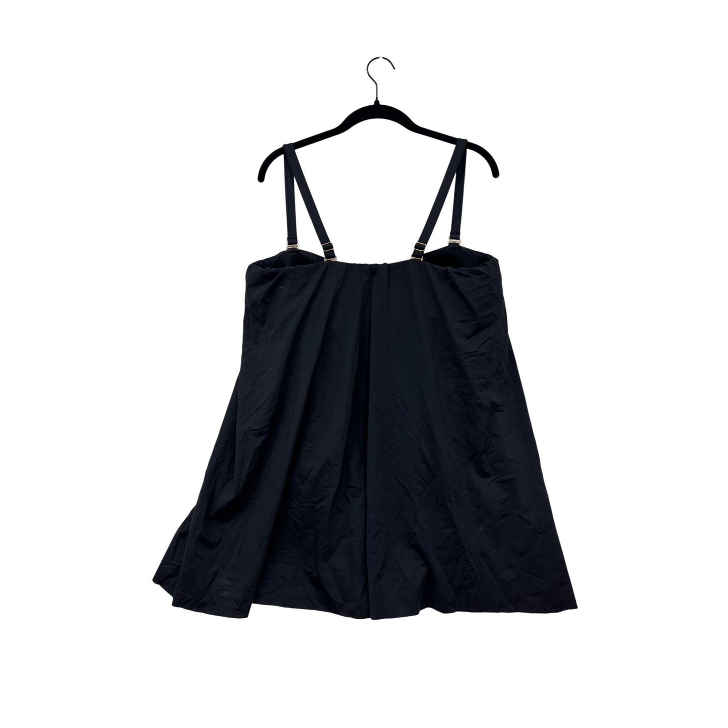 Ralph Lauren Womens Black One Piece Swim Dress With Adjustable straps #6580