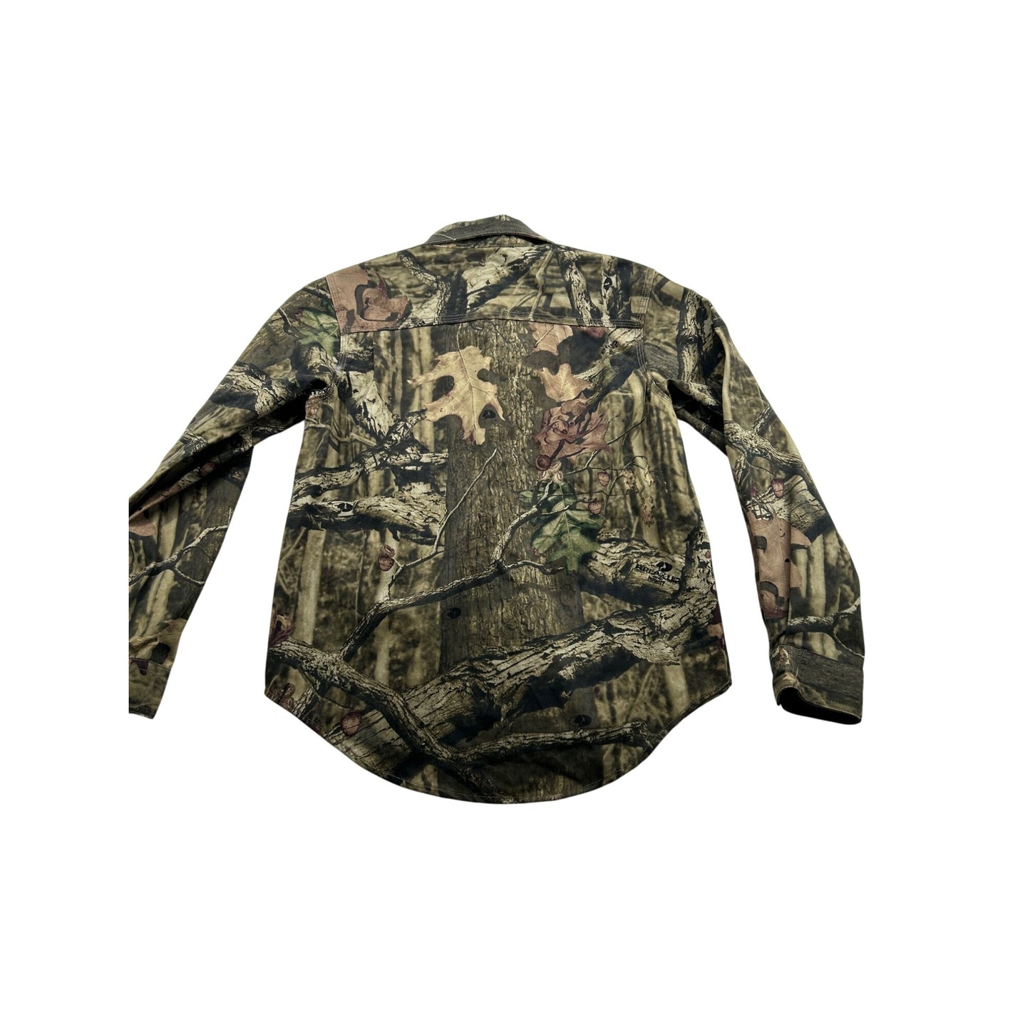 Russell Outdoors Mens Camouflage Button-Up Shirt Long Sleeve Cotton Blend Hunting & Outdoor Apparel #6485