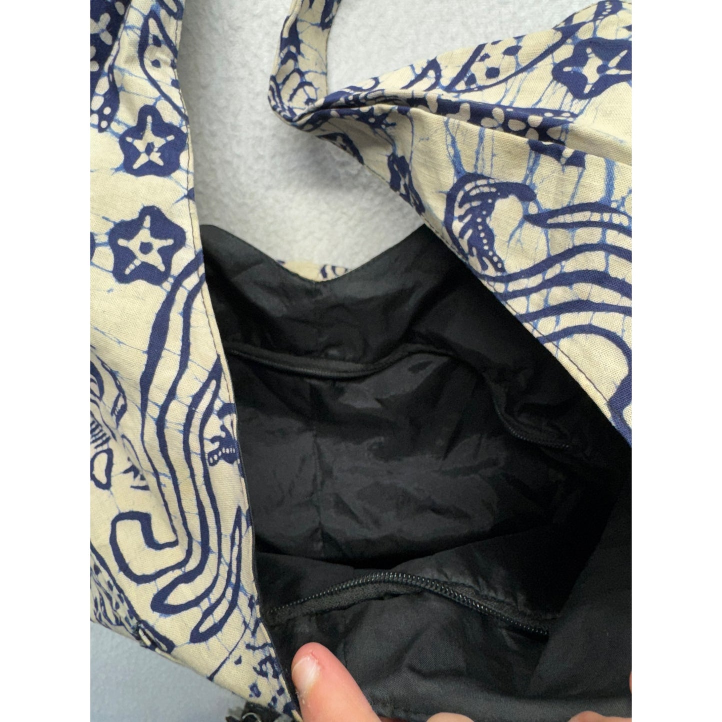 Abstract Crossbody Tote Bag #5809