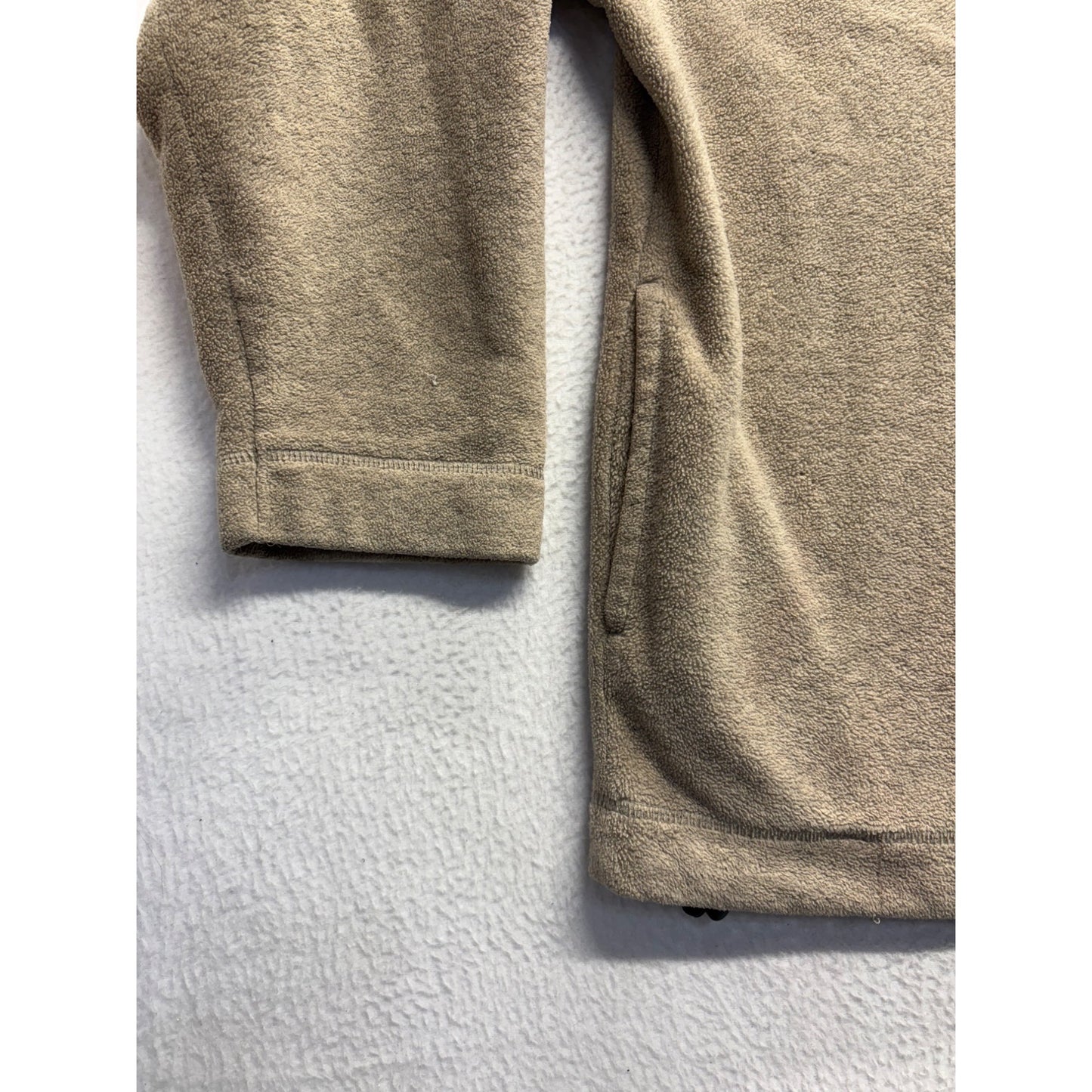 St Johns Bay Mens XL Tan Fleece Pullover #7624
