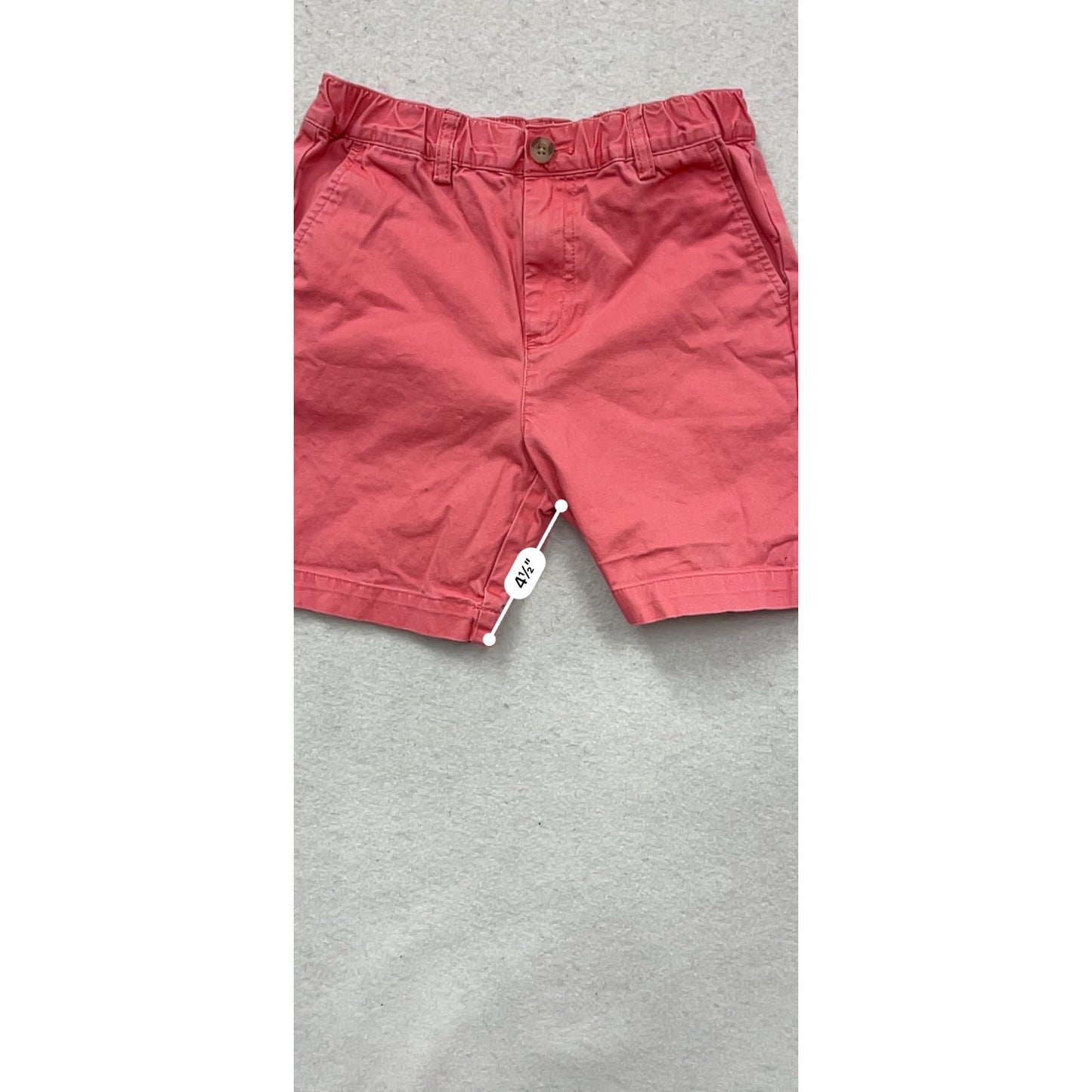 Vineyard Vines Youth Small Pink Cotton Elastic Waist Shorts #155C
