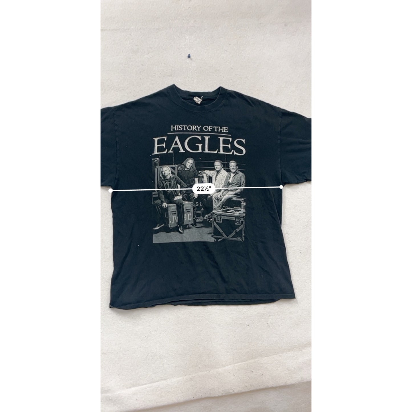 History Of The Eagles 2014 Tour T-Shirt XL Anvil Black #574A