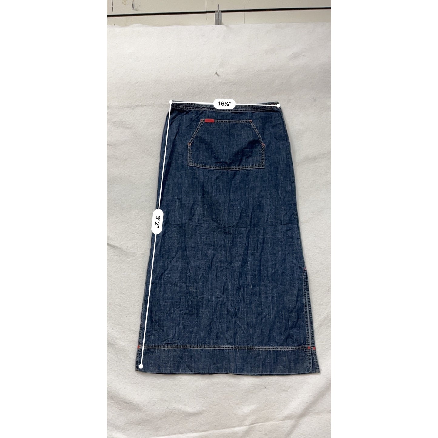 Vintage Mavi Denim Long Skirt Womens Large #8212