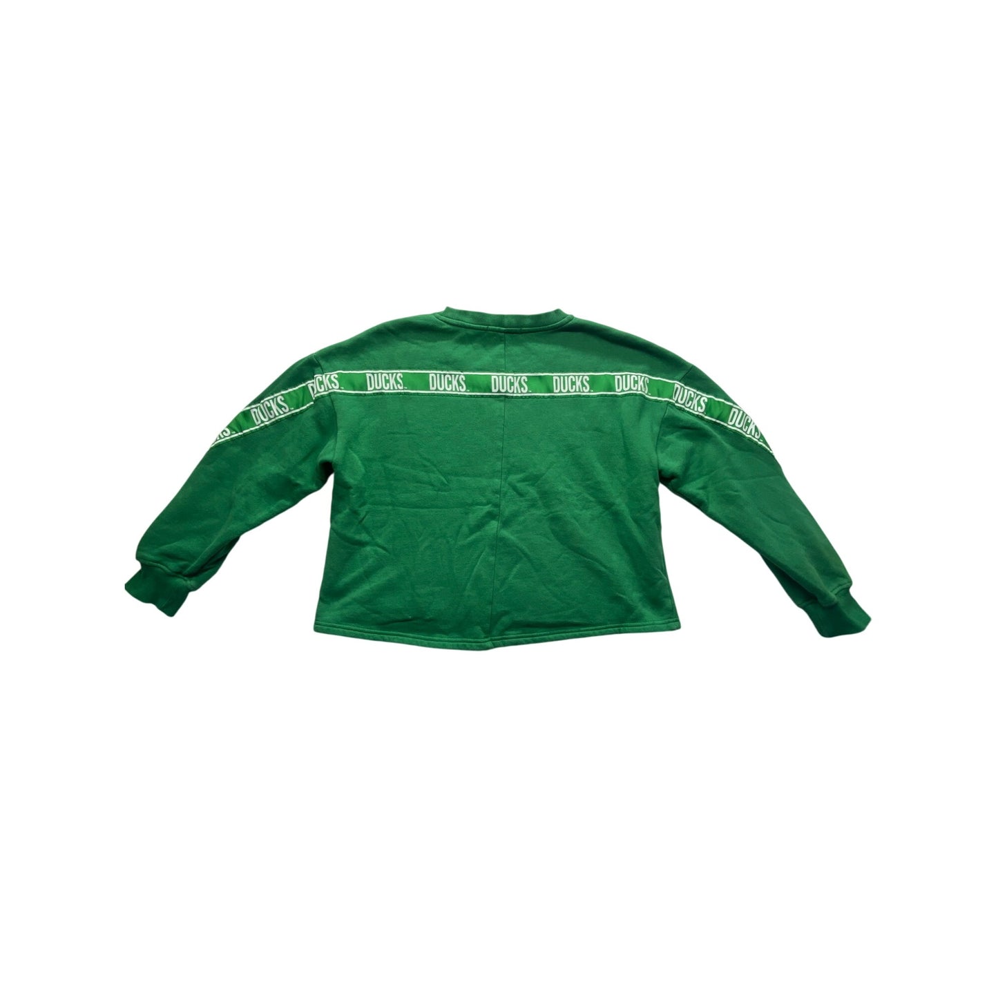 Women’s Oregon ducks cropped Longsleeve #5572