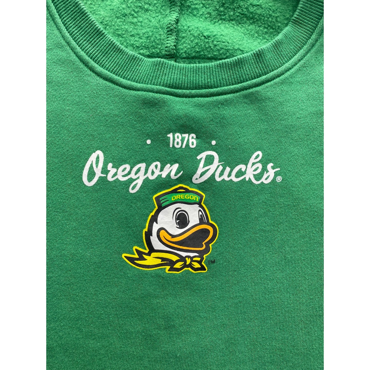 Women’s Oregon ducks cropped Longsleeve #5572