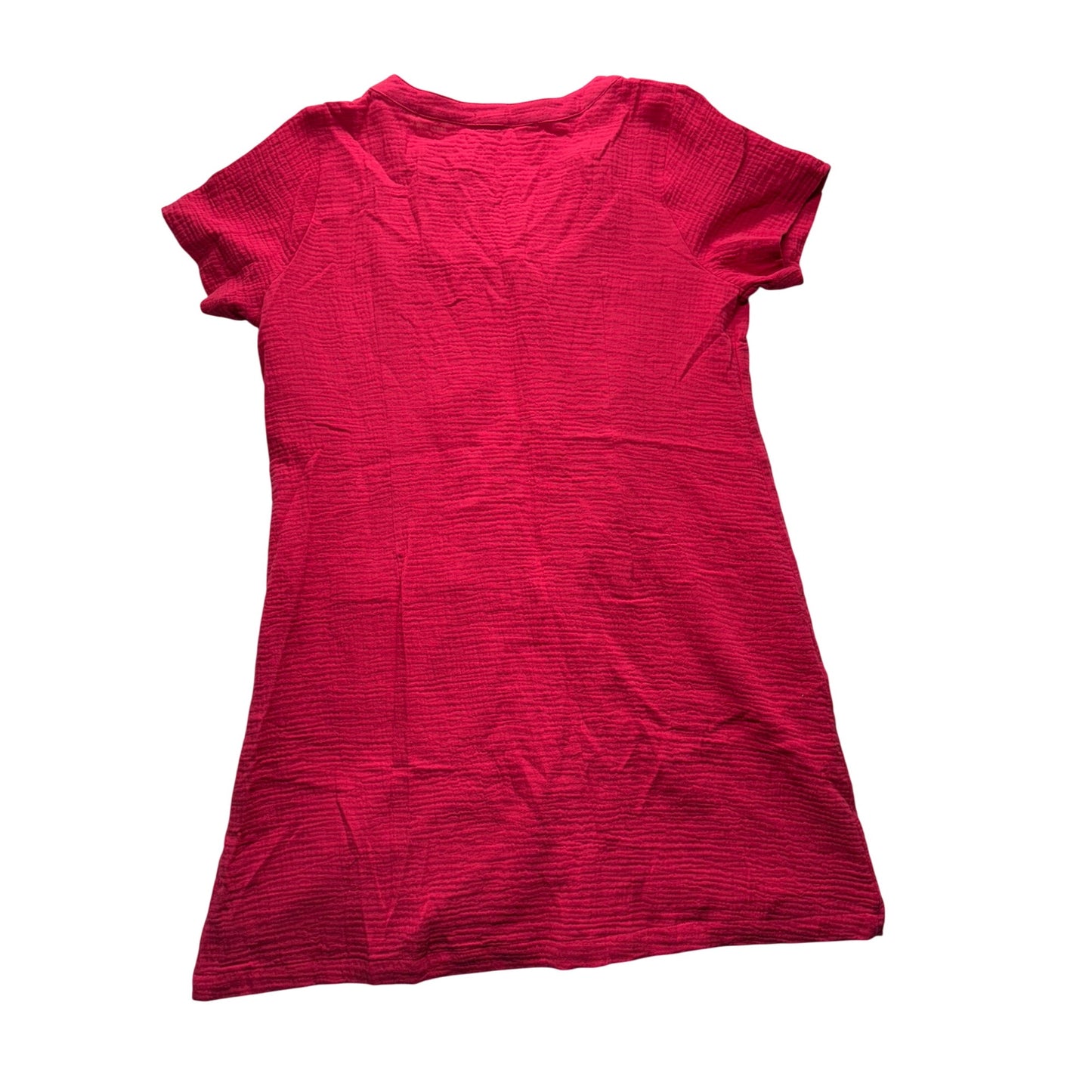 Avon Studio 1886 Button-Front Textured Pink Dress #7655
