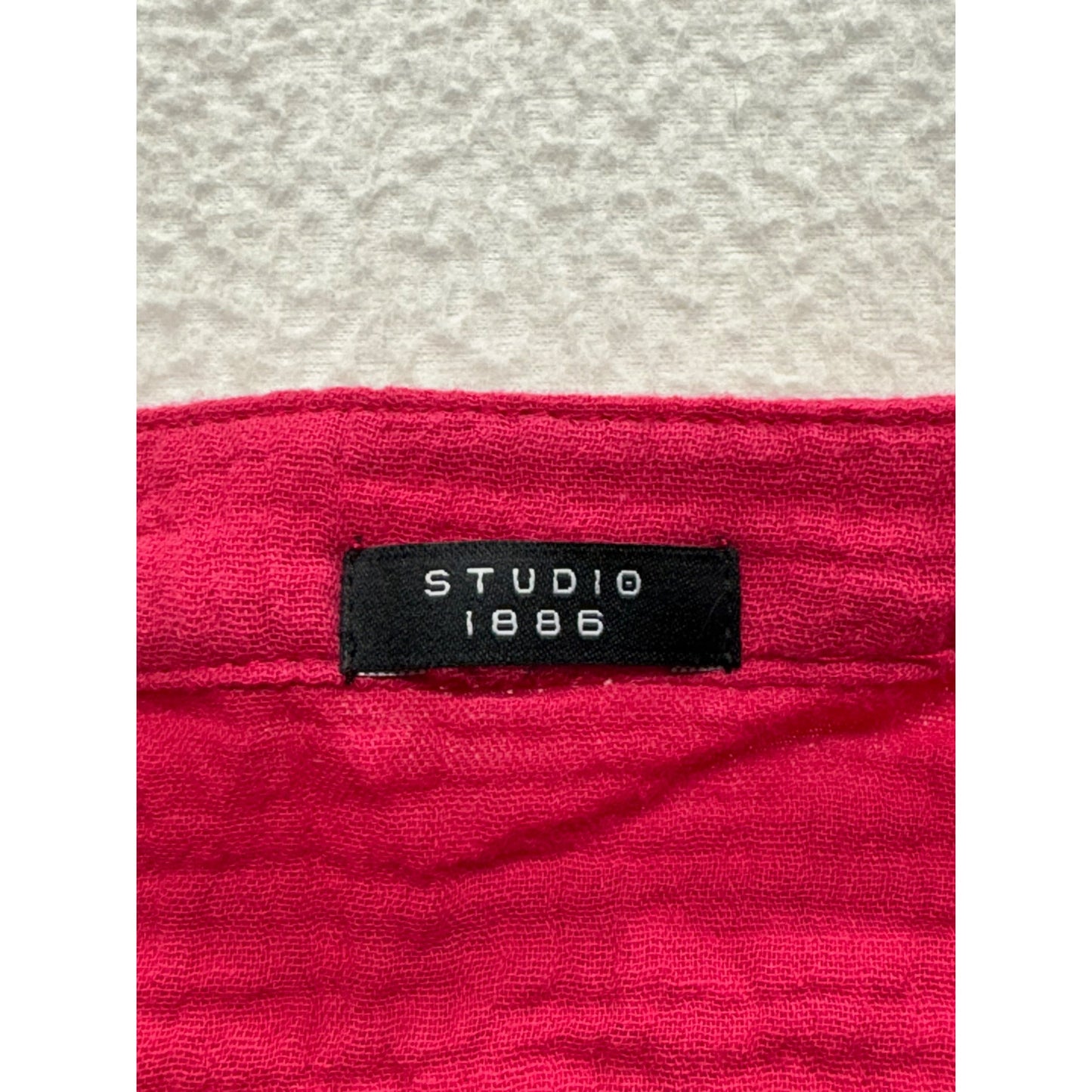 Avon Studio 1886 Button-Front Textured Pink Dress #7655
