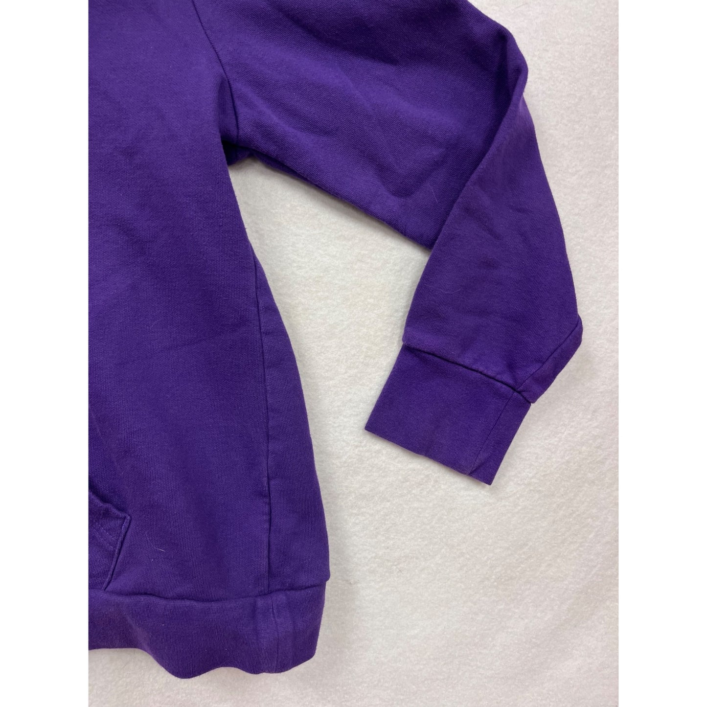 Minnesota Vikings NFL Womens Purple Hoodie Sweatshirt Large With Kangaroo Pocket #6842