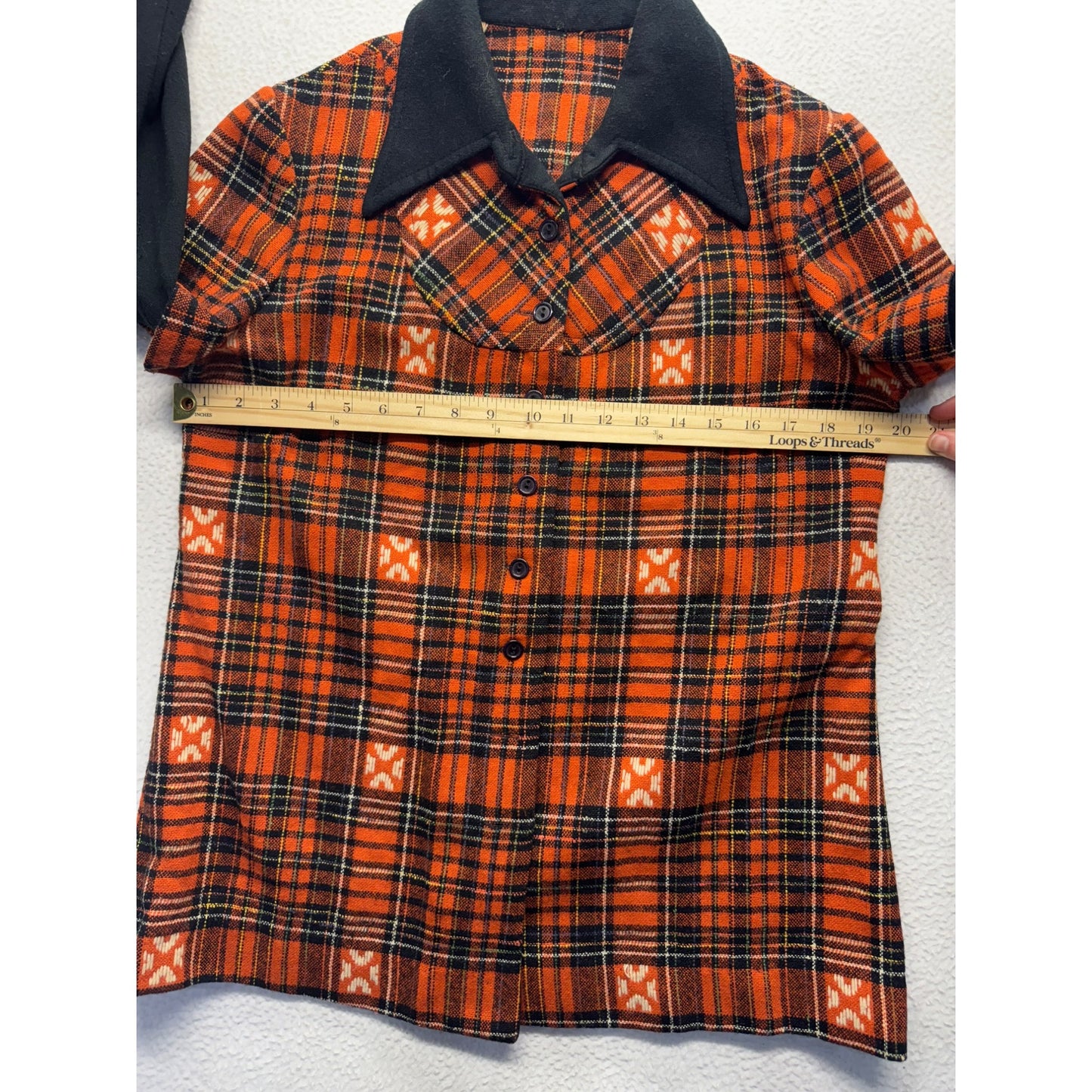 Vintage Women’s Tami San Francisco Plaid Button-Up Shirt #5916